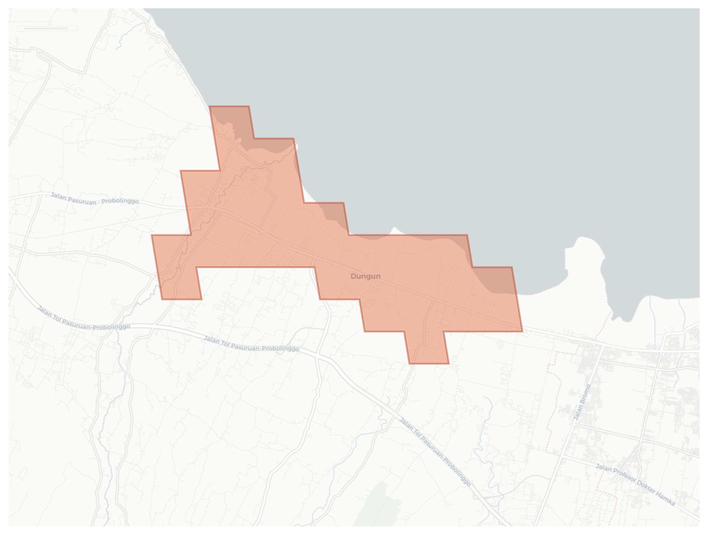 Kedawang geographic map