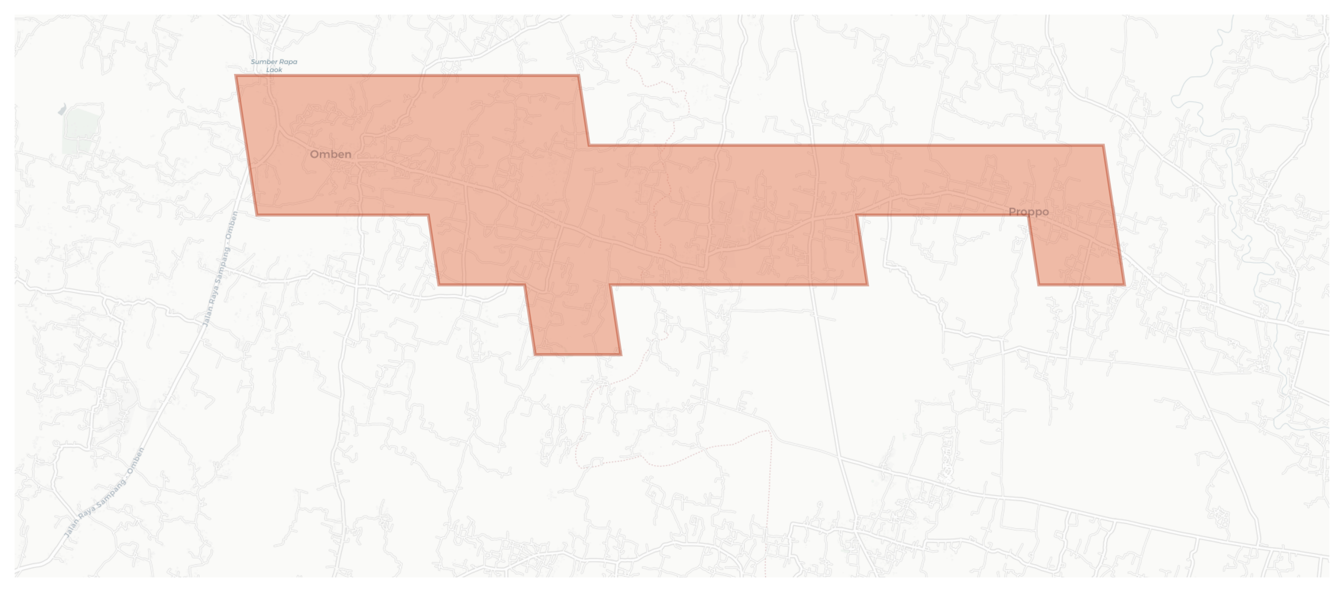 Proppo geographic map