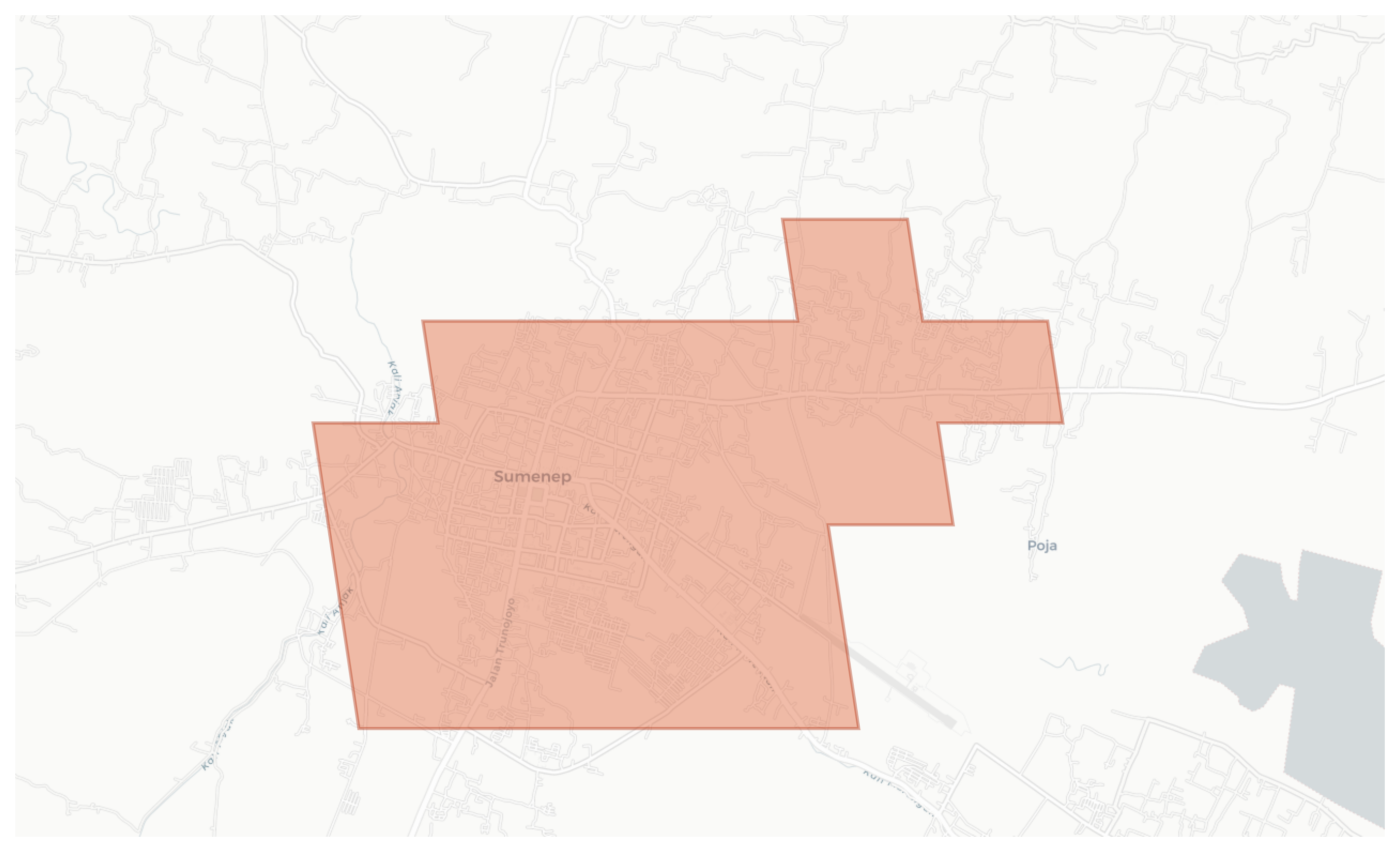 Sumenep geographic map