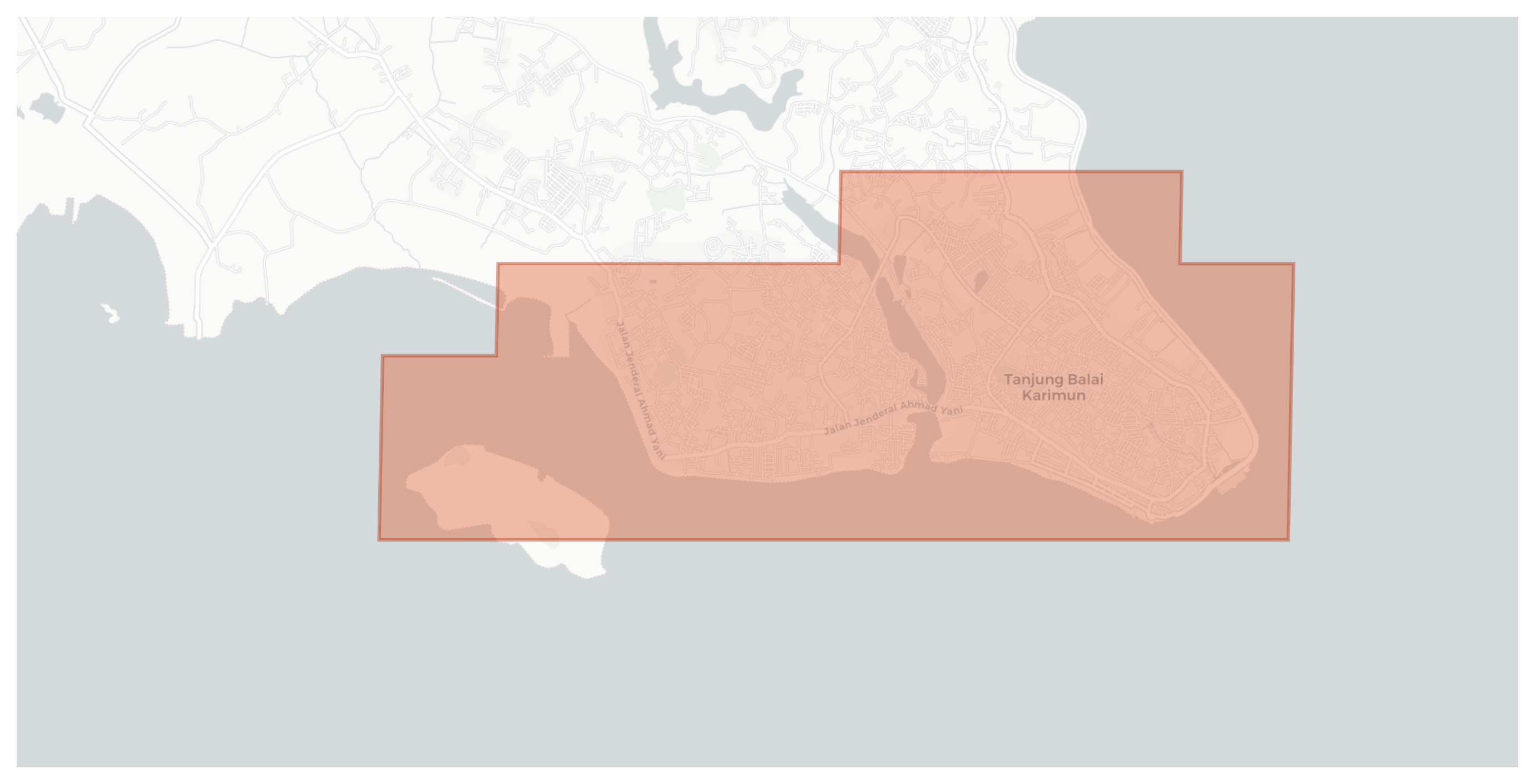 Tanjung Balai Karimun geographic map