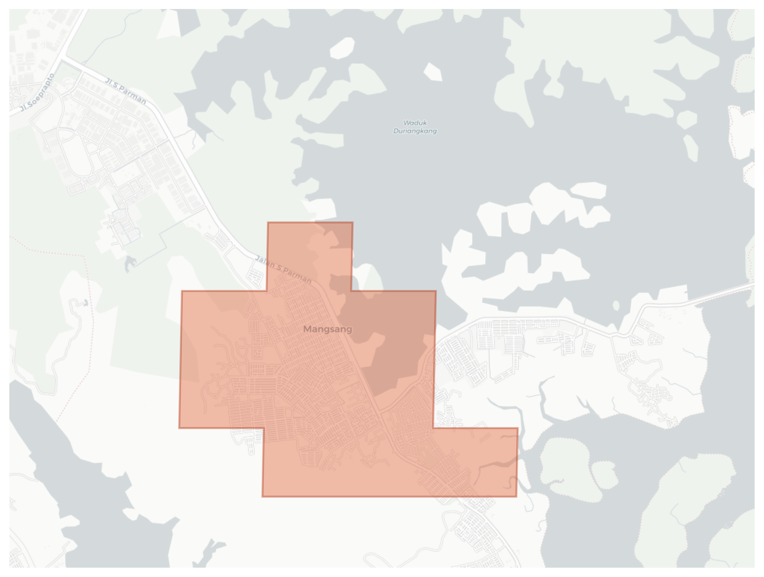 Tanjung Piayu geographic map