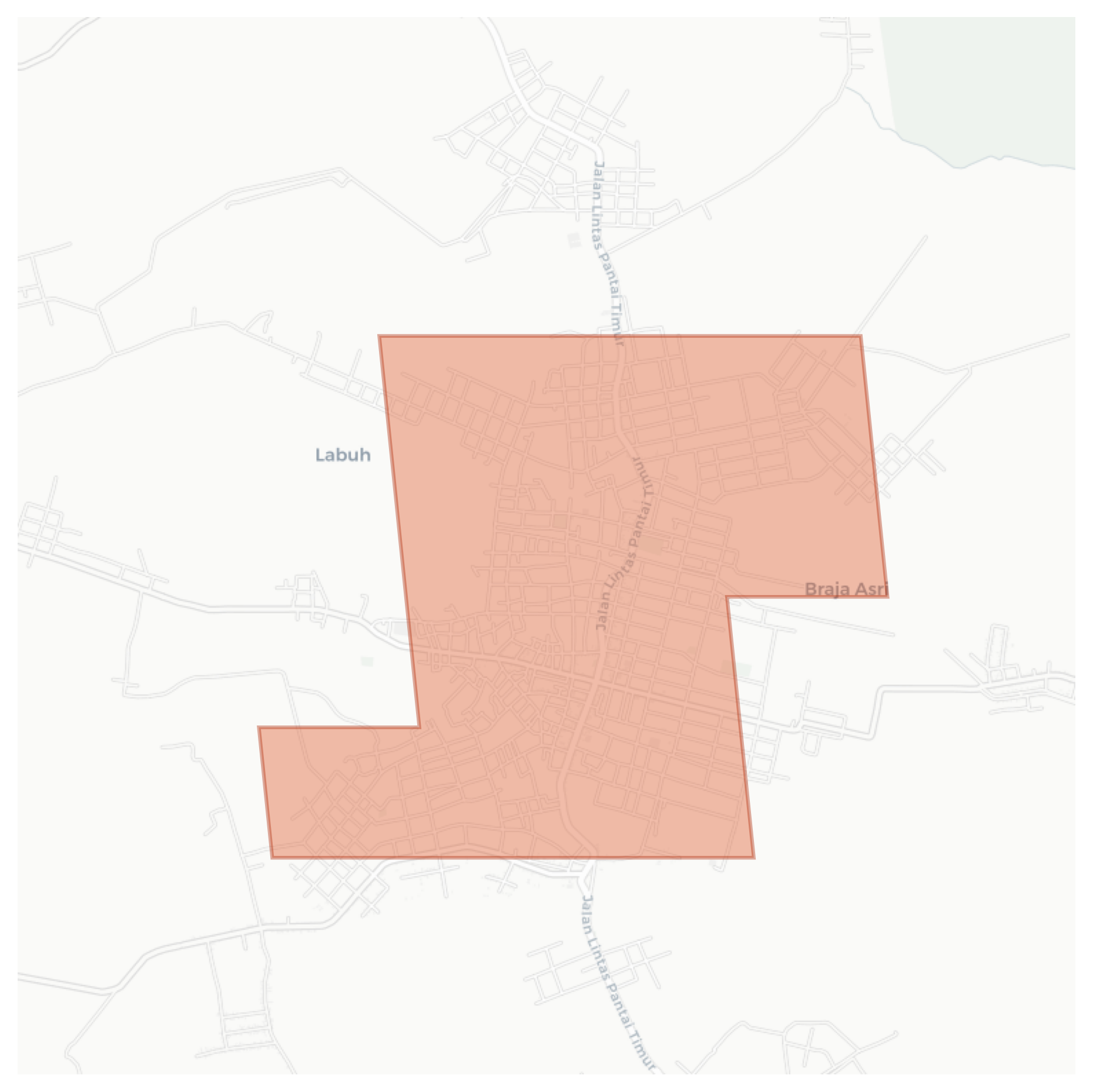 Braja Asri geographic map