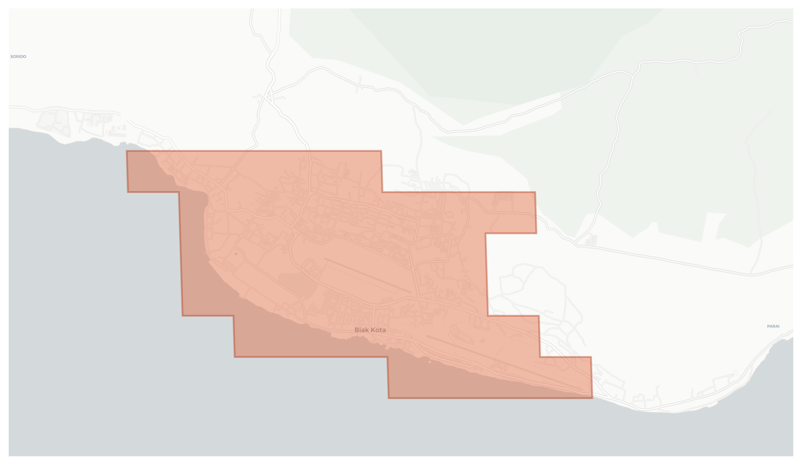 Biak Kota geographic map