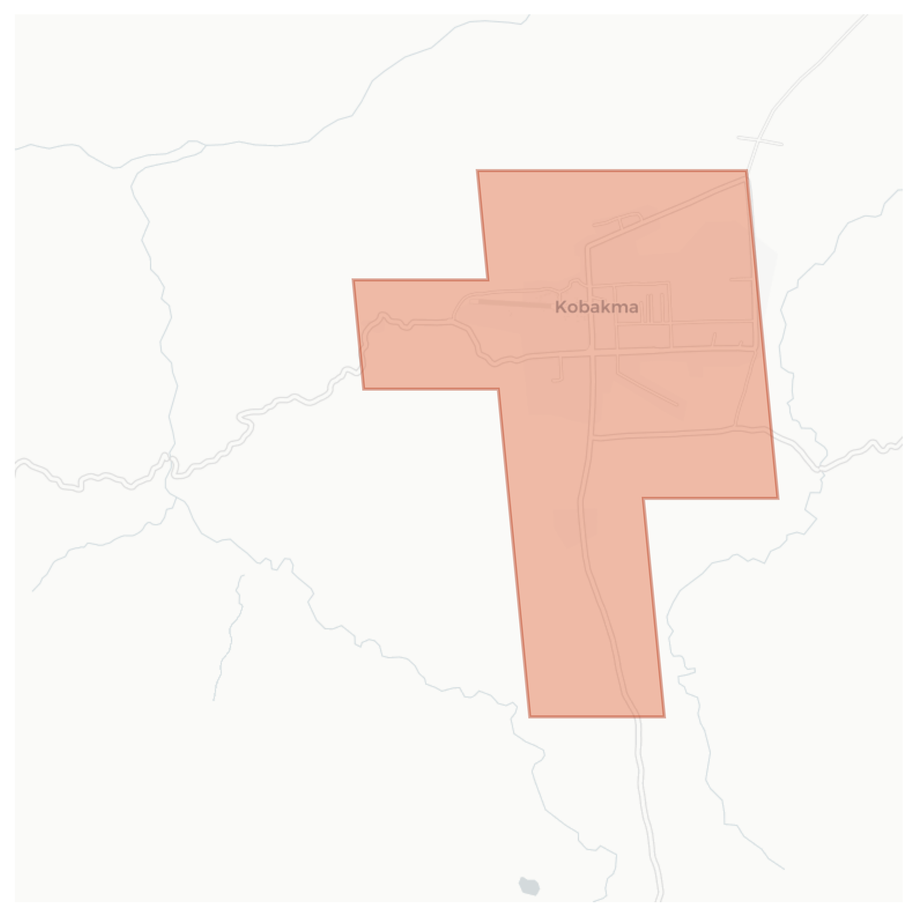 Kobakma geographic map