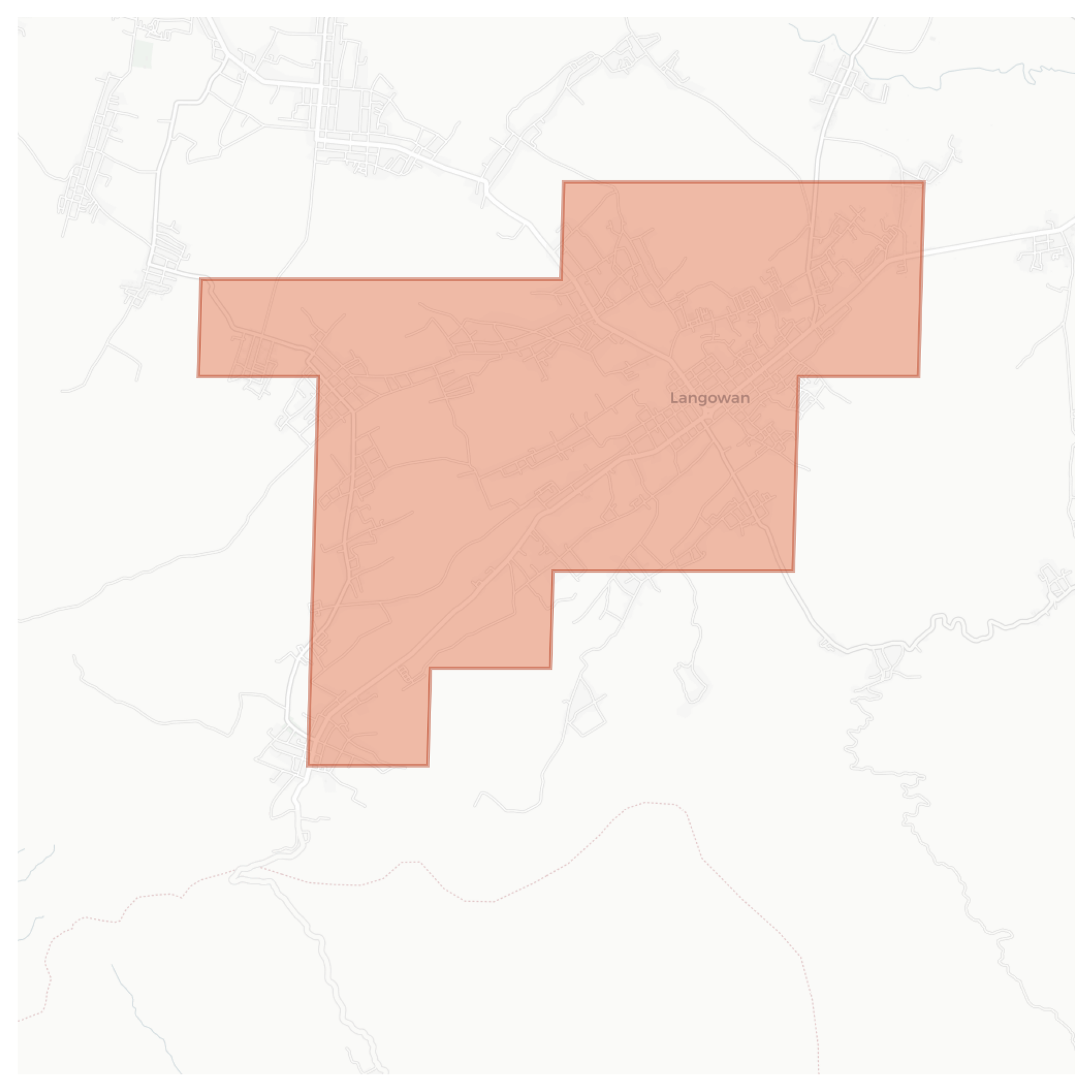 Lowian geographic map
