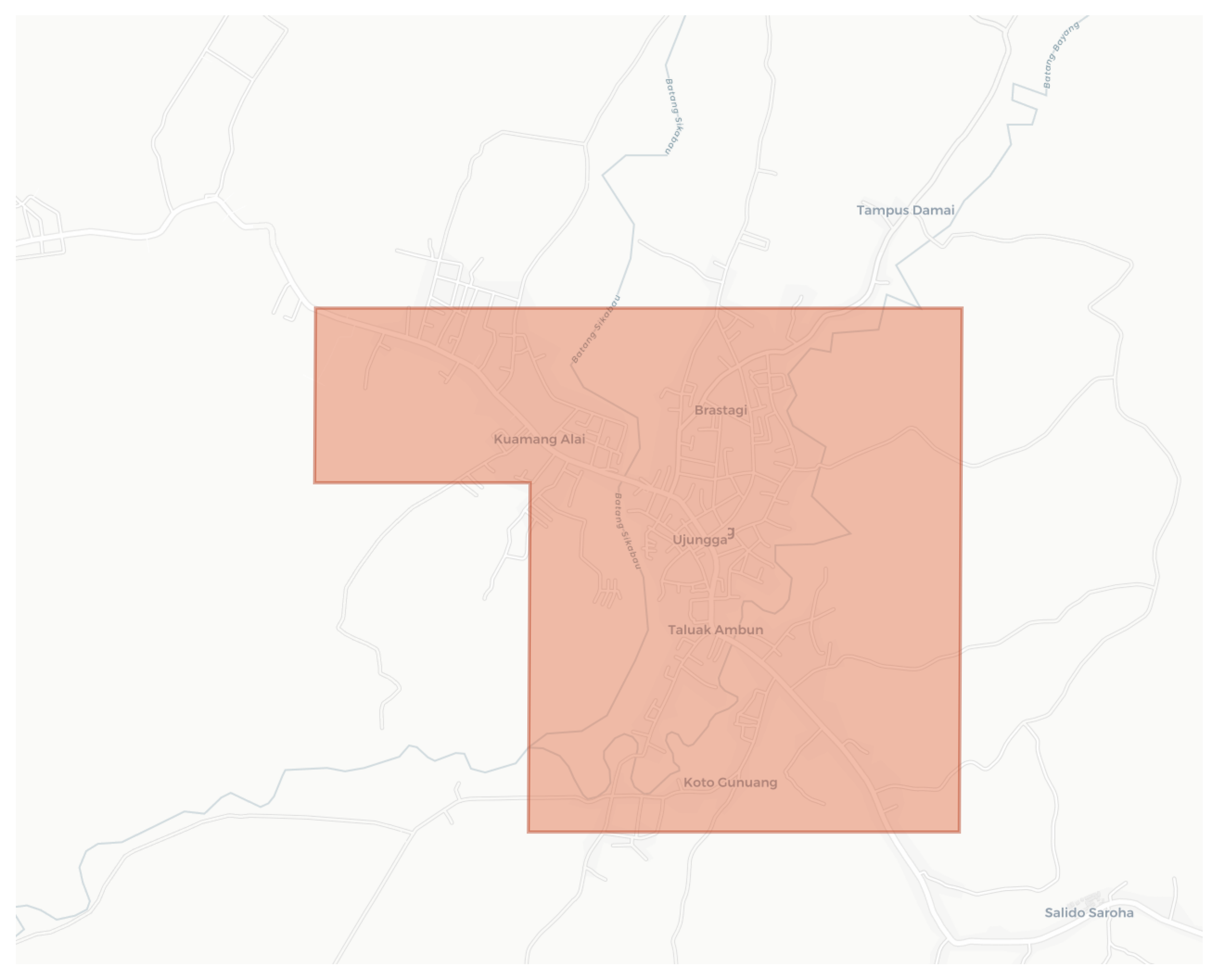 Pasaman geographic map