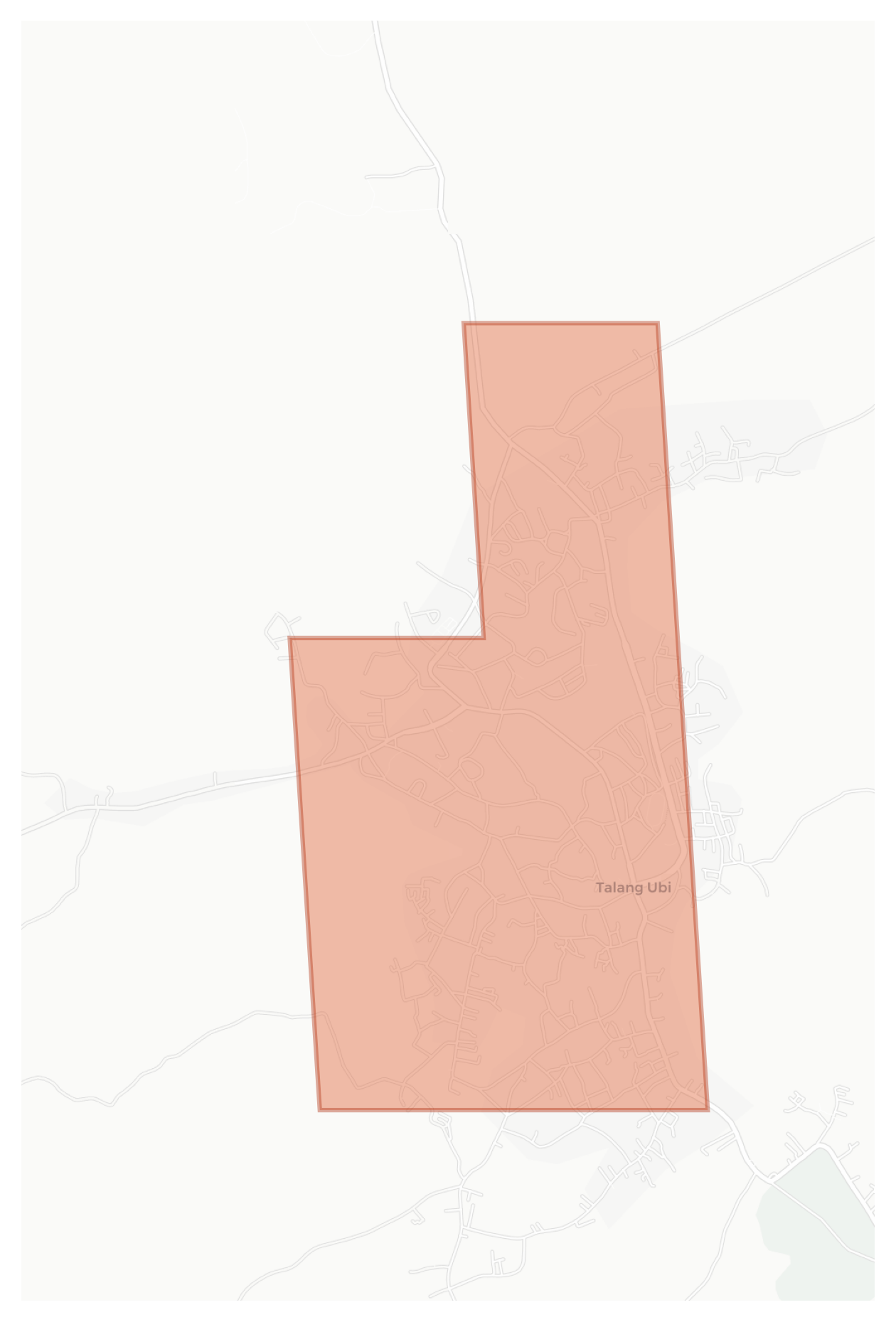 Talang Gudang geographic map