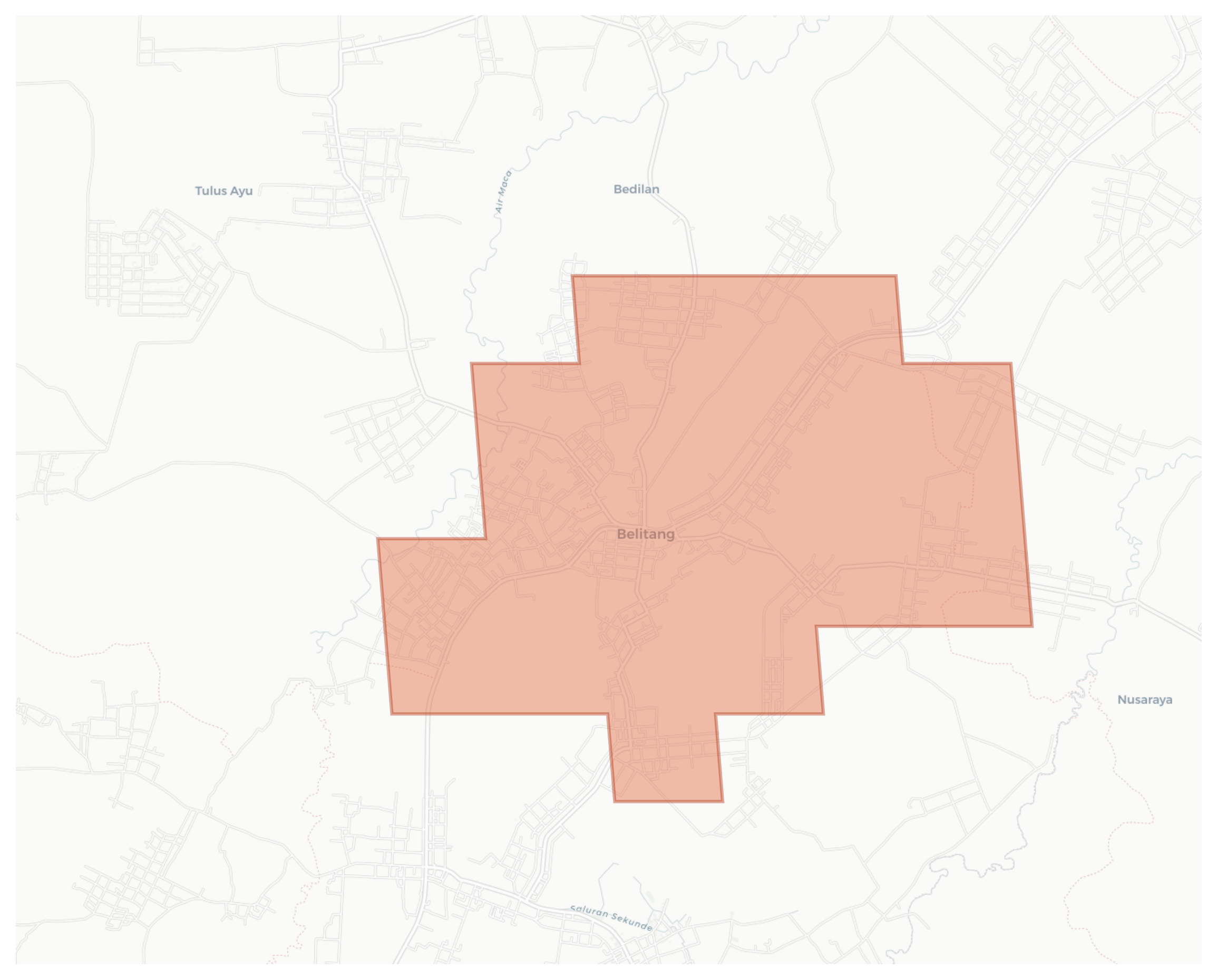 Tegal Rejo geographic map