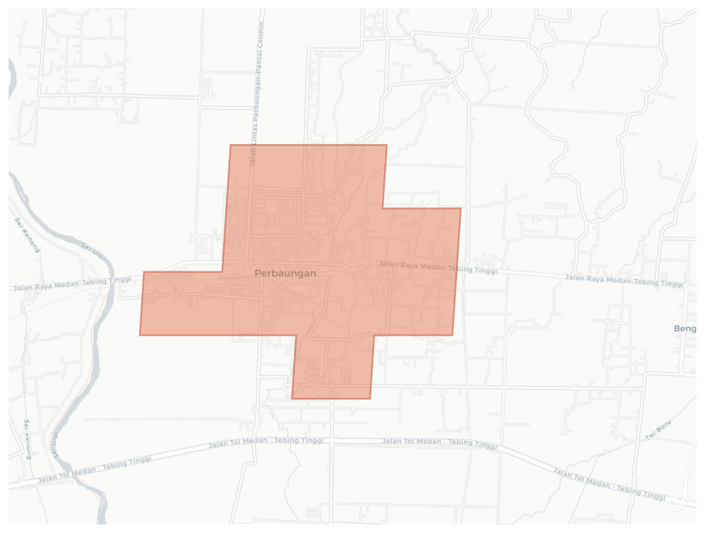 Perbaungan geographic map