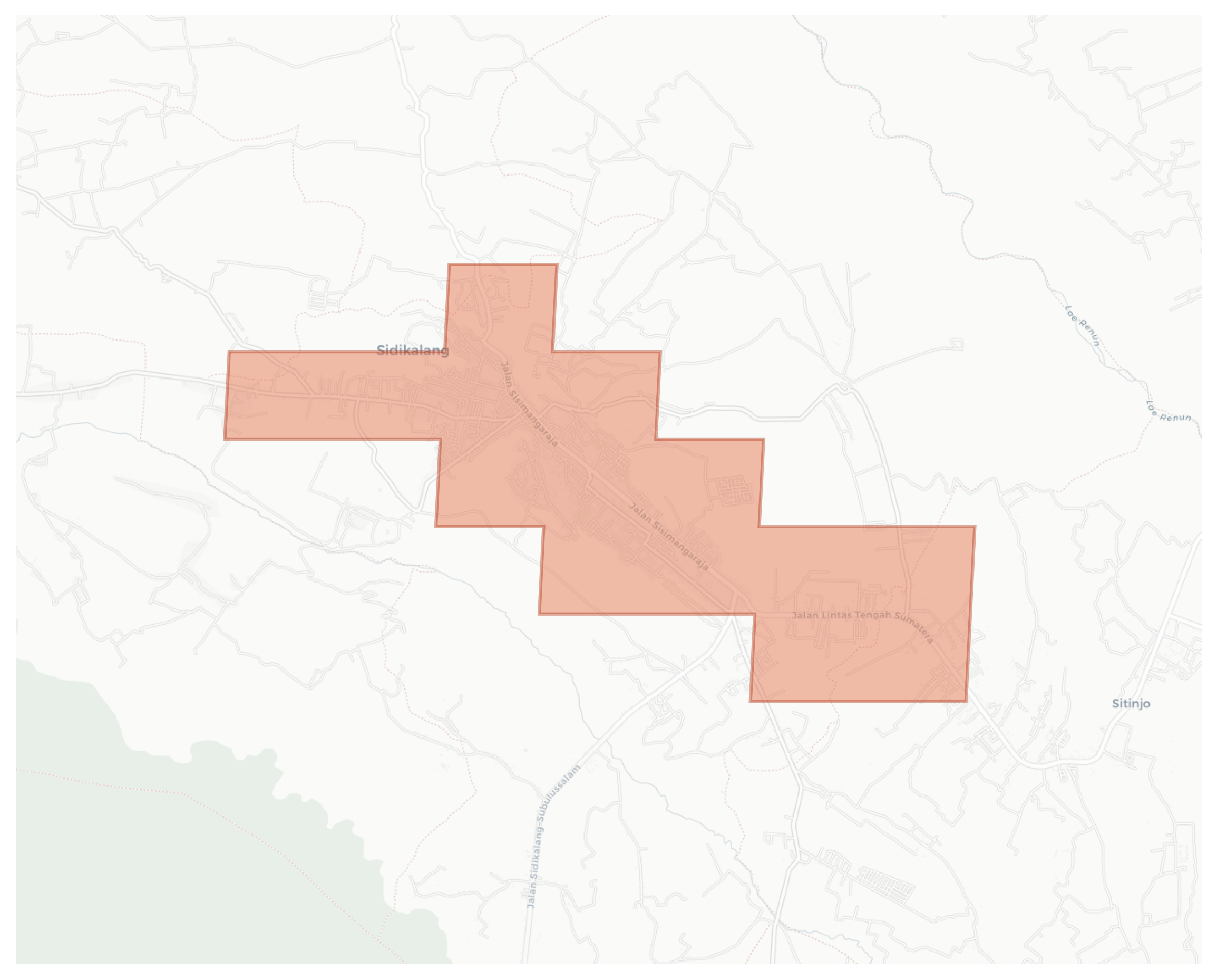 Sidiangkat geographic map