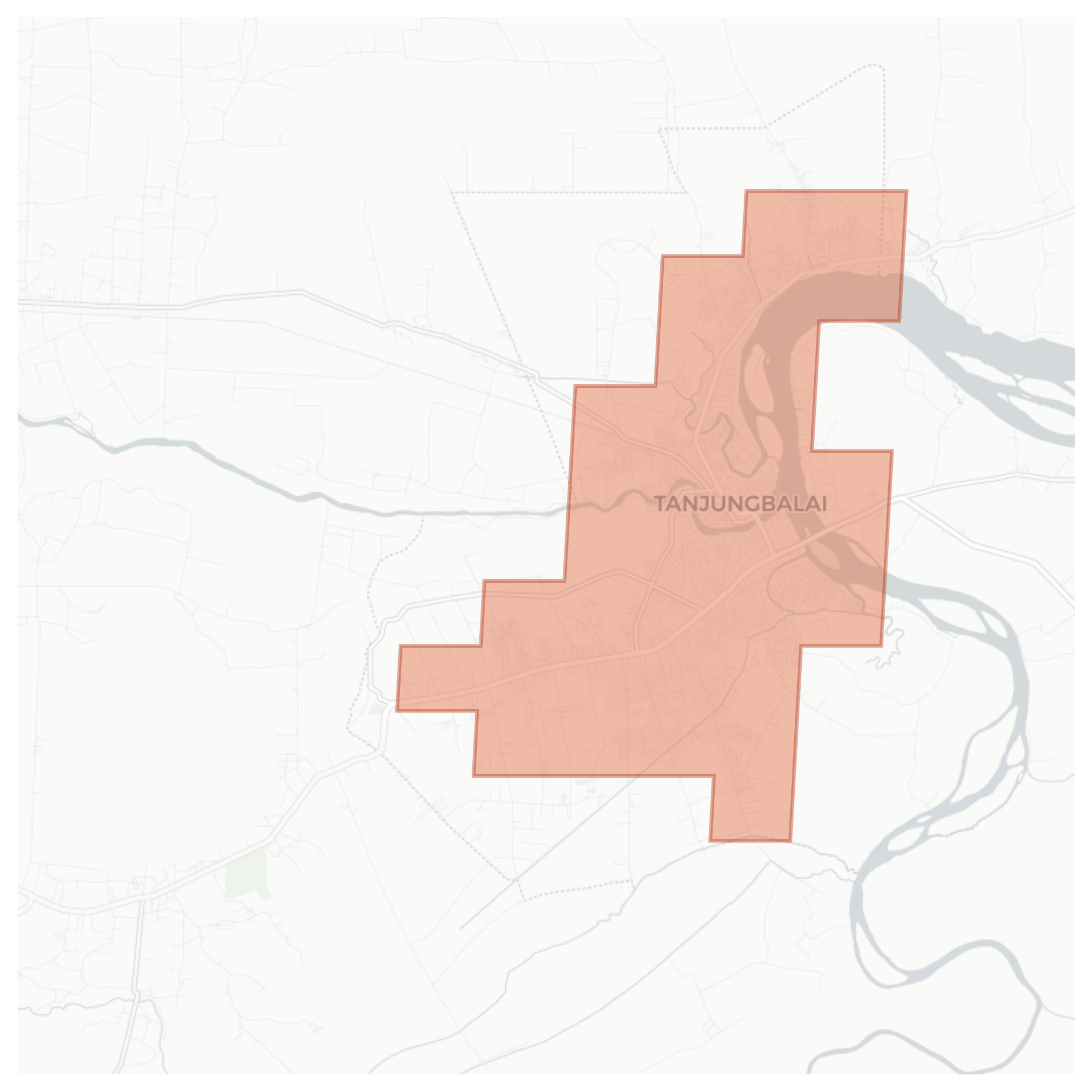 Tanjung Balai geographic map