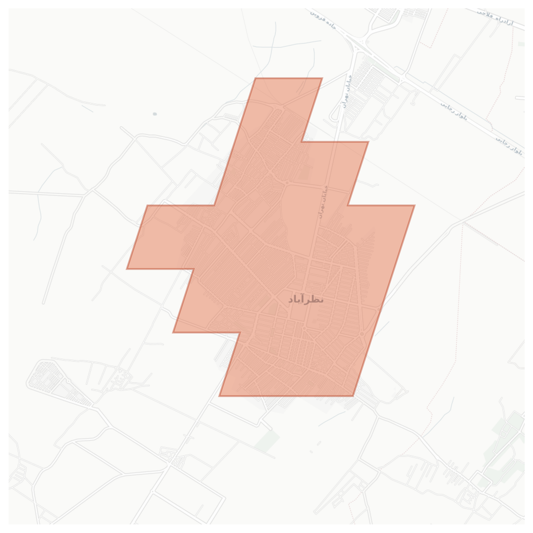 Nazarabad geographic map