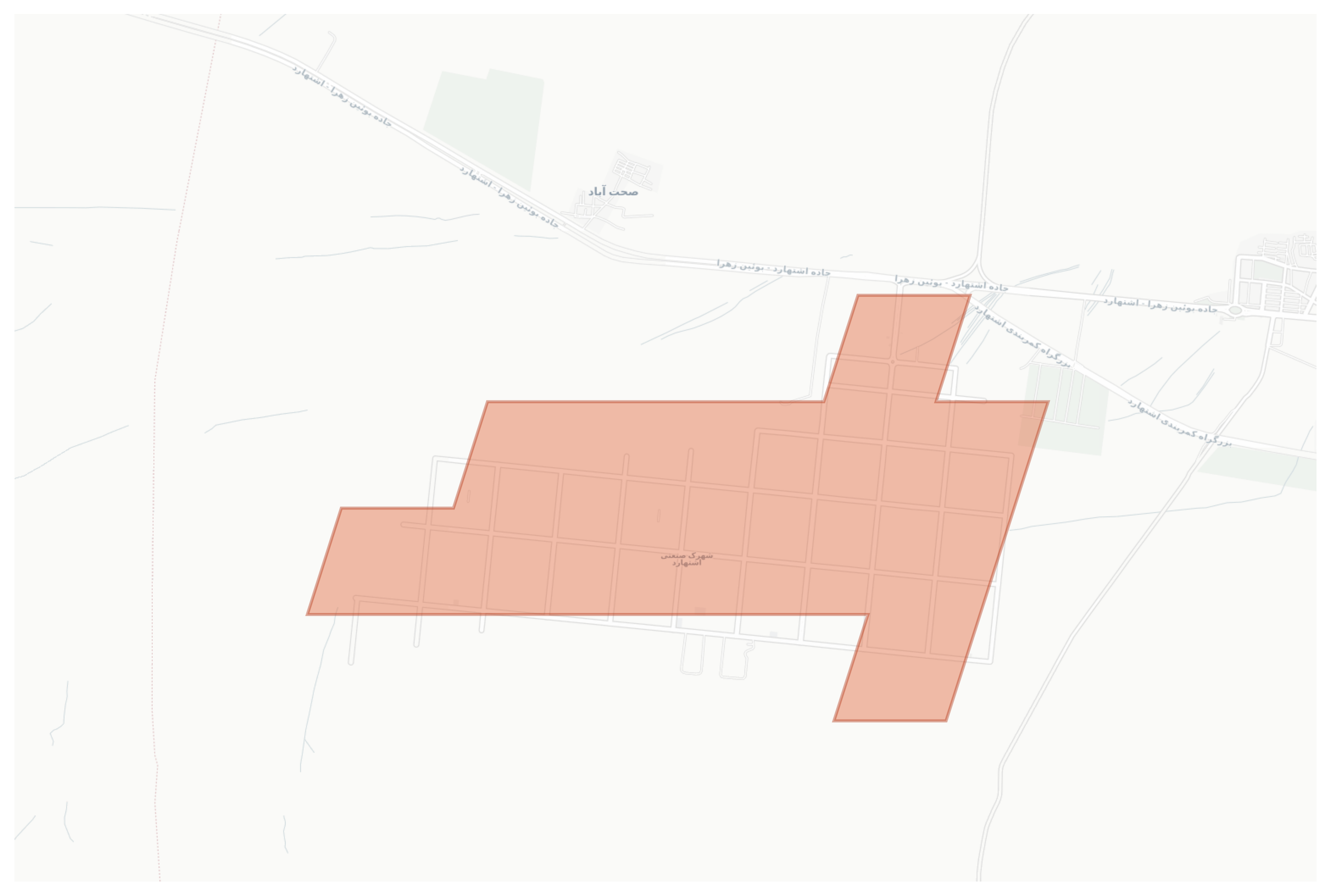 شهرک صنعتی اشتهارد geographic map