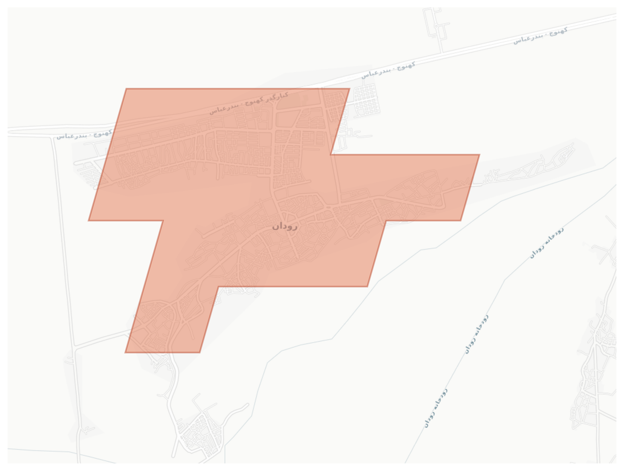 Roudan geographic map