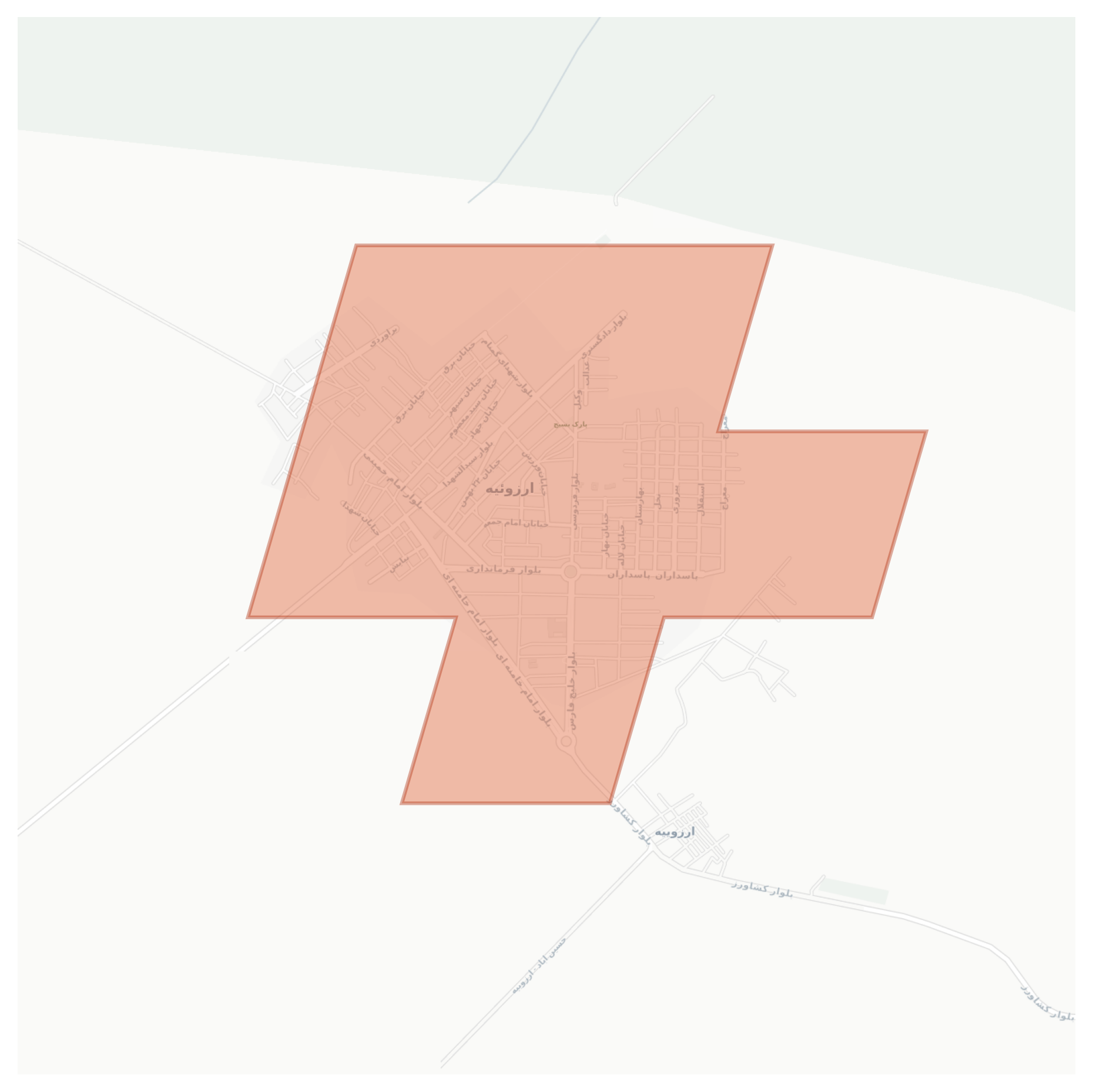 Arzuiyeh geographic map