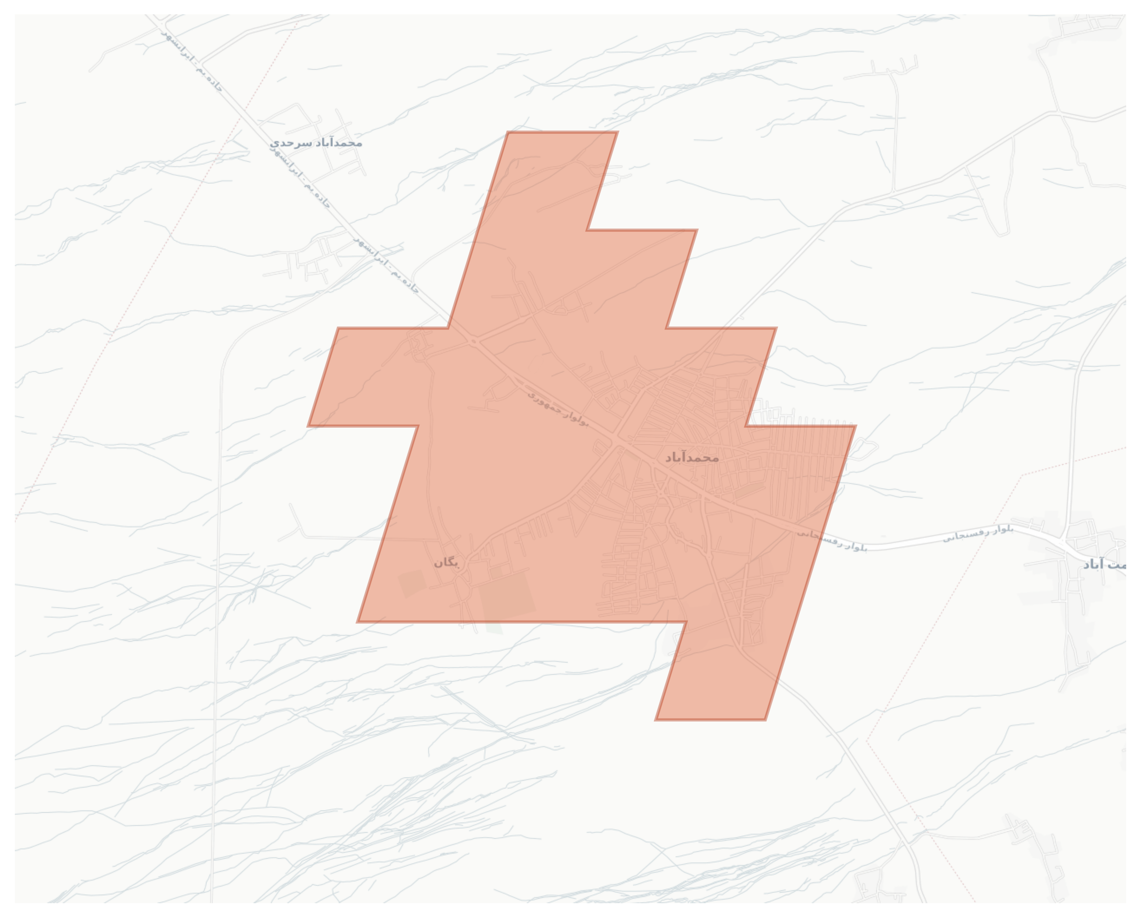 MohammadAbad-e Rigan geographic map