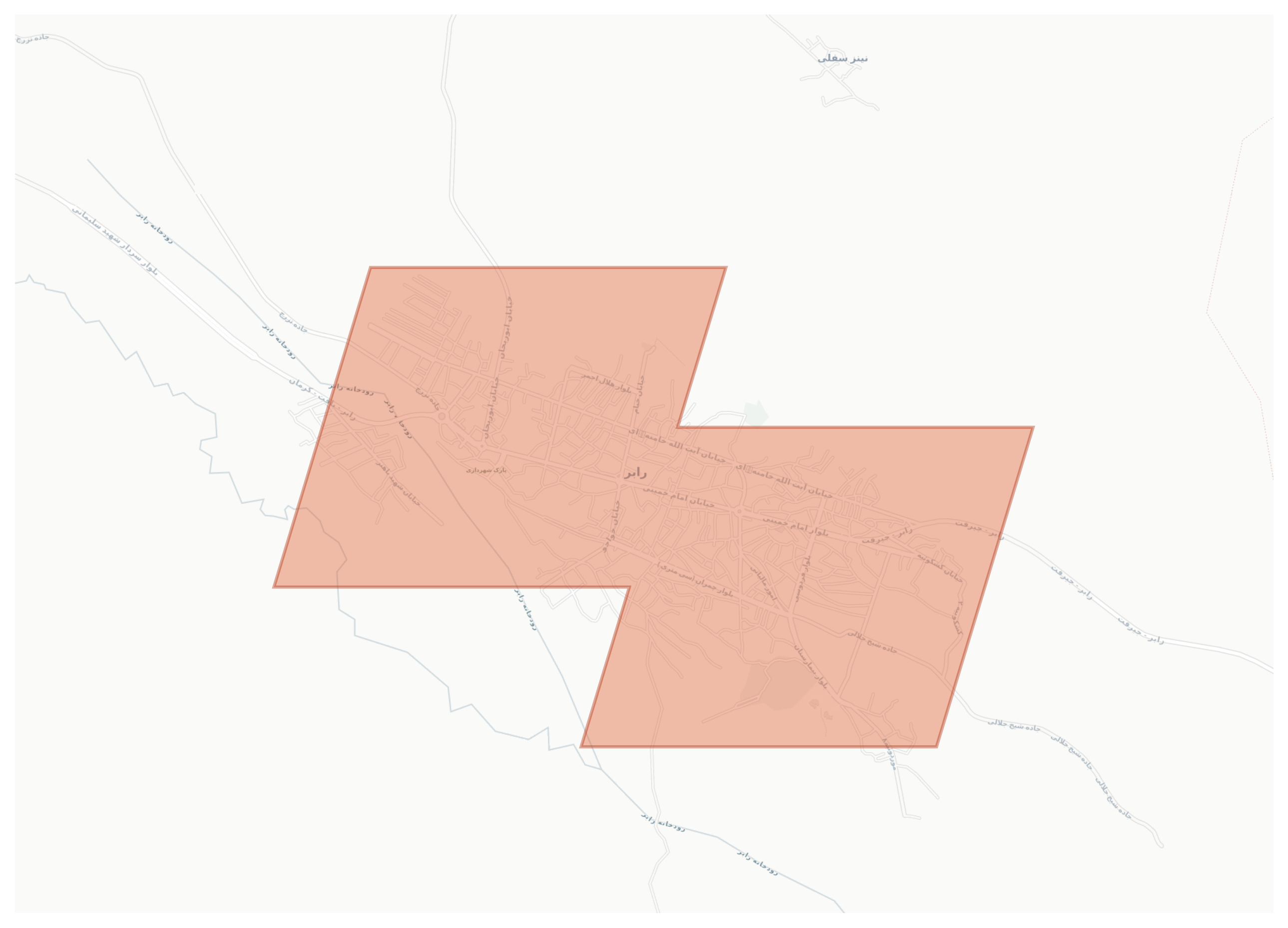 Rabor geographic map