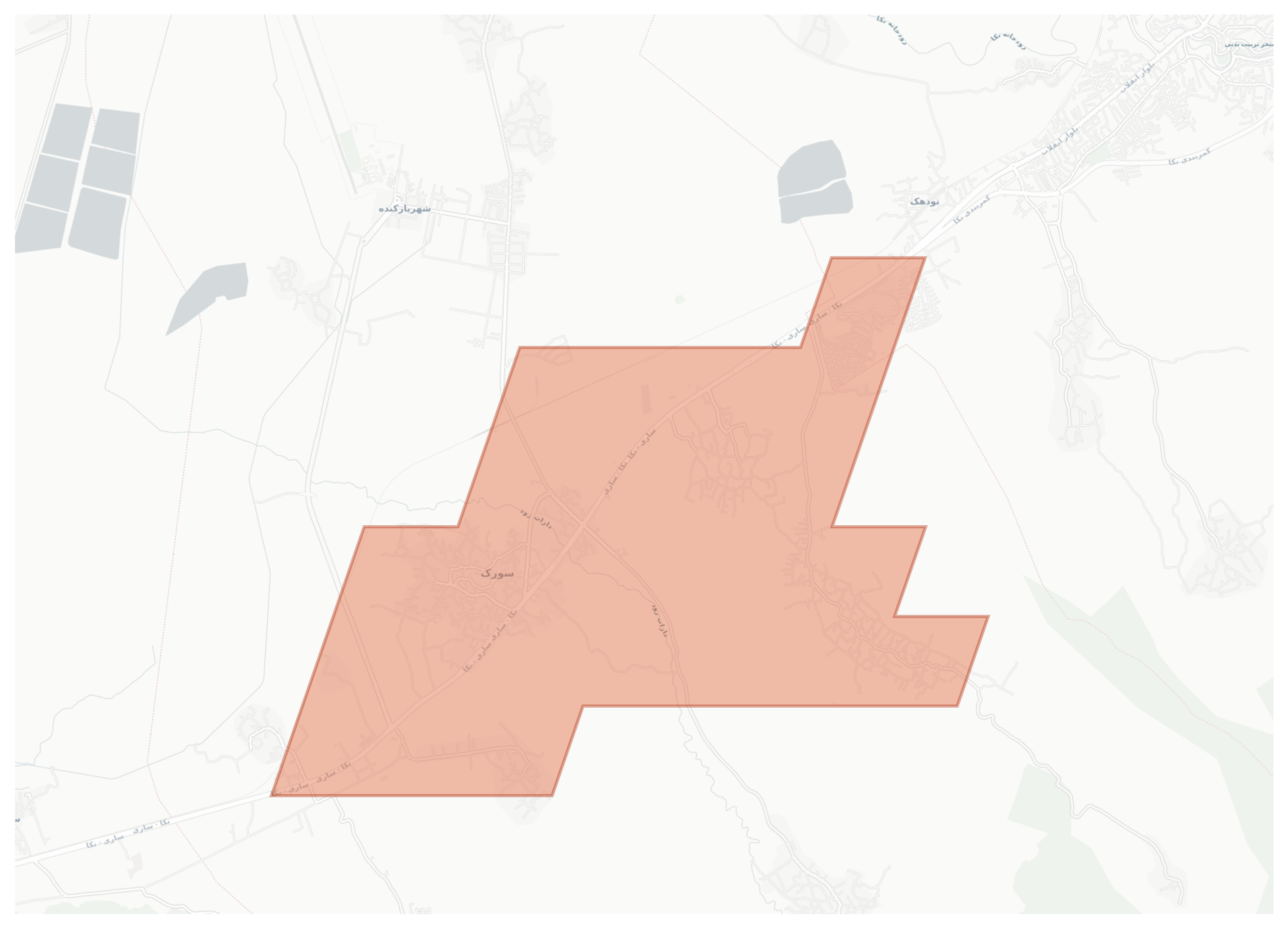 Surak geographic map