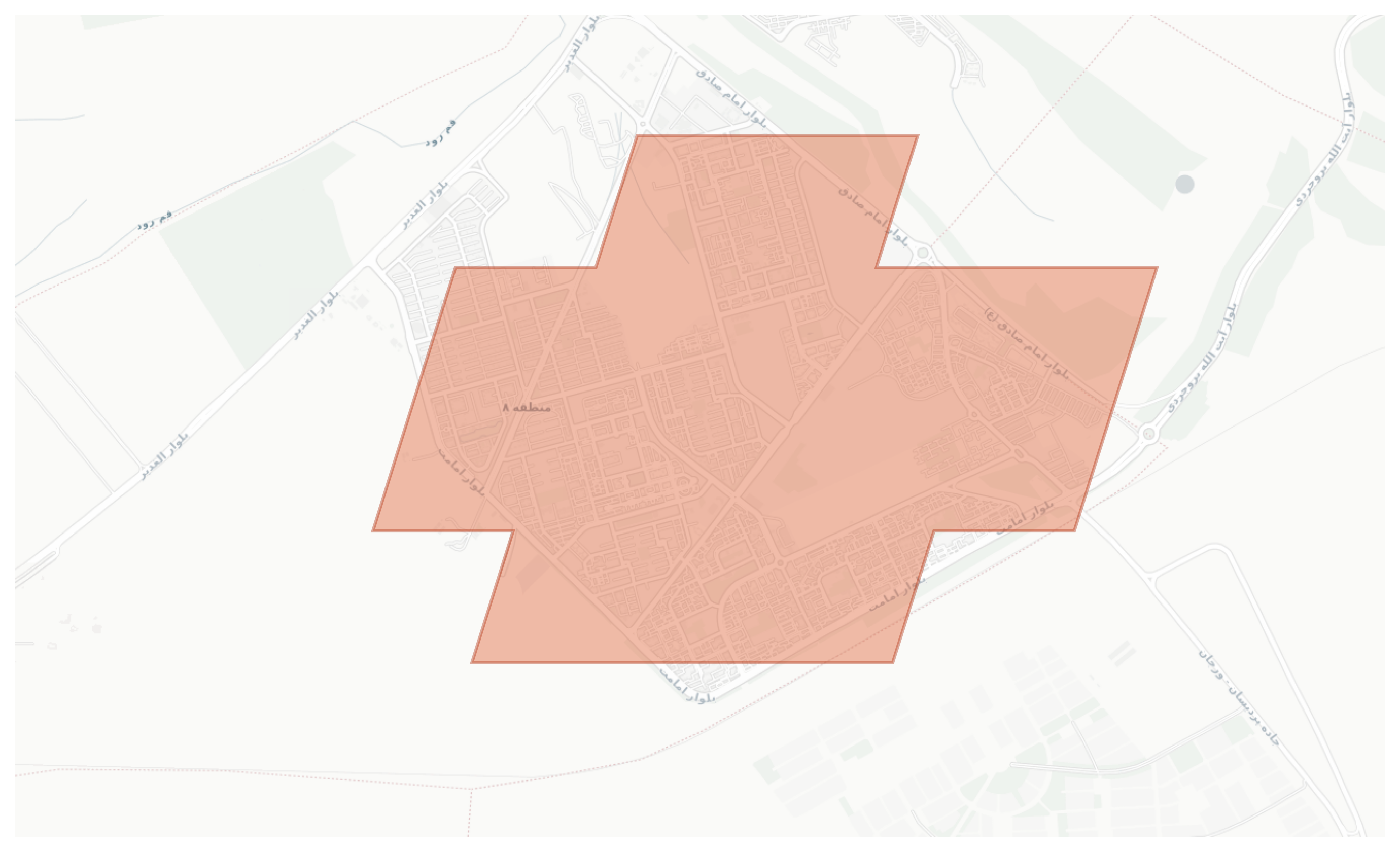 District 8 geographic map