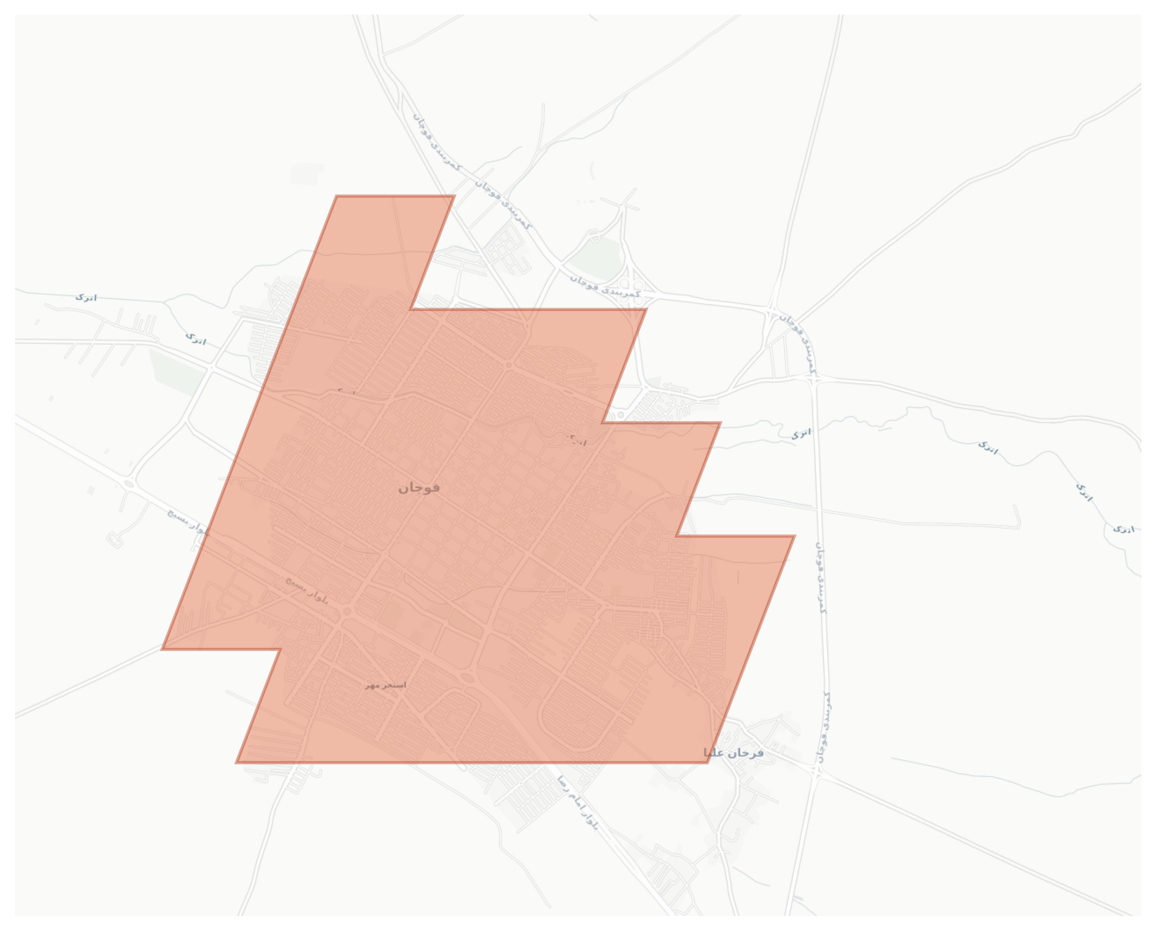 Quchan geographic map