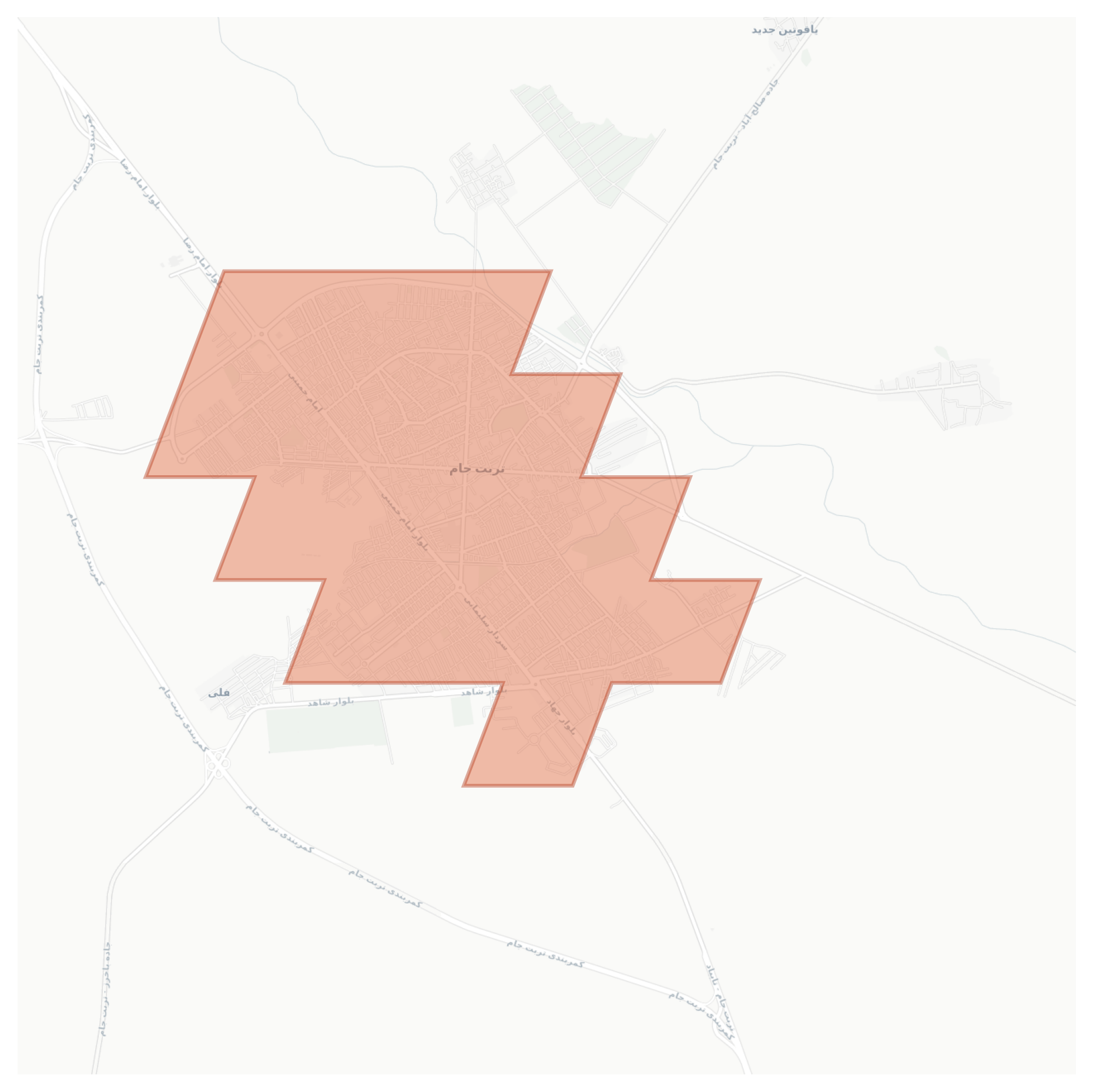Torbat-e Jam geographic map