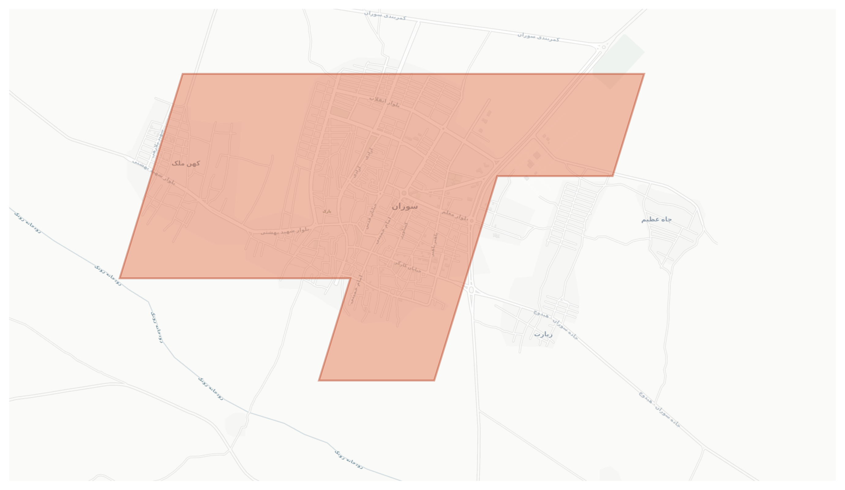 Suran geographic map