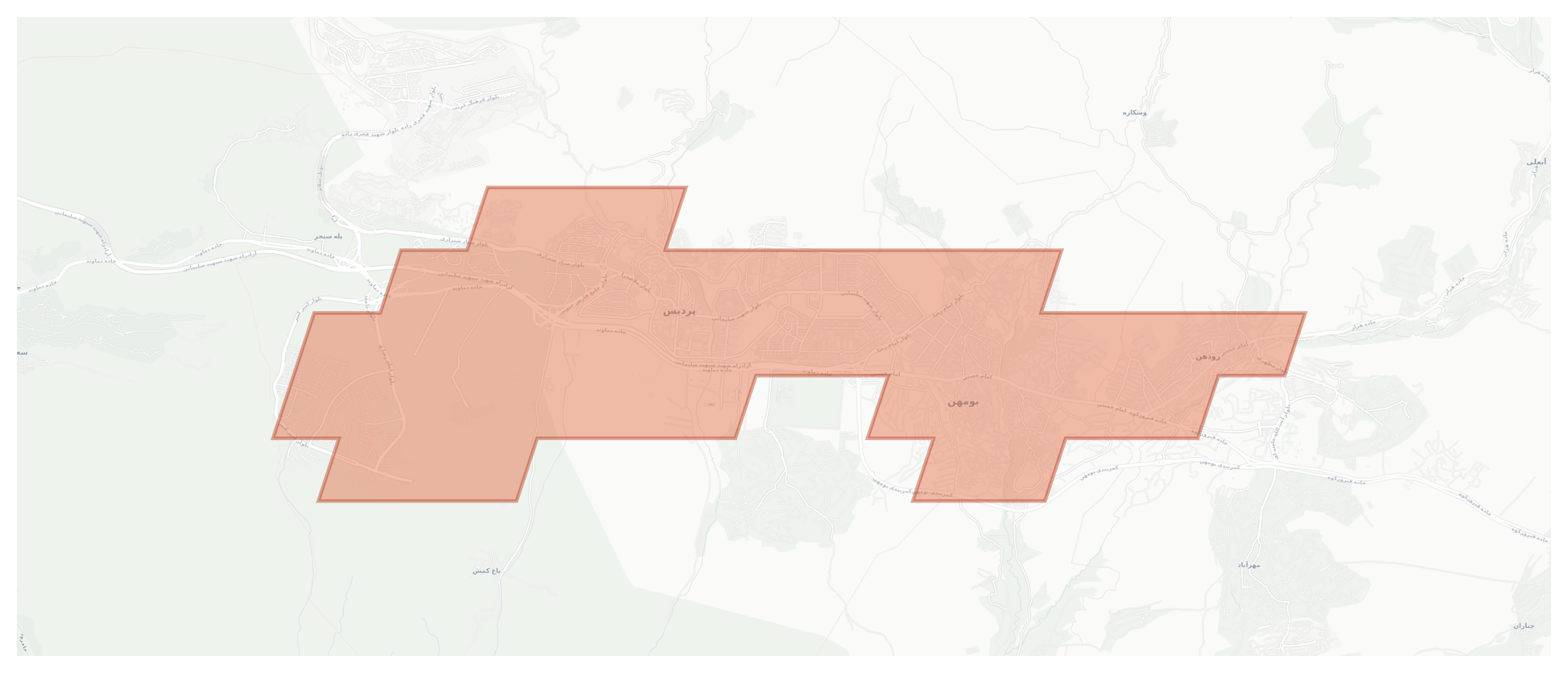 Pardis geographic map