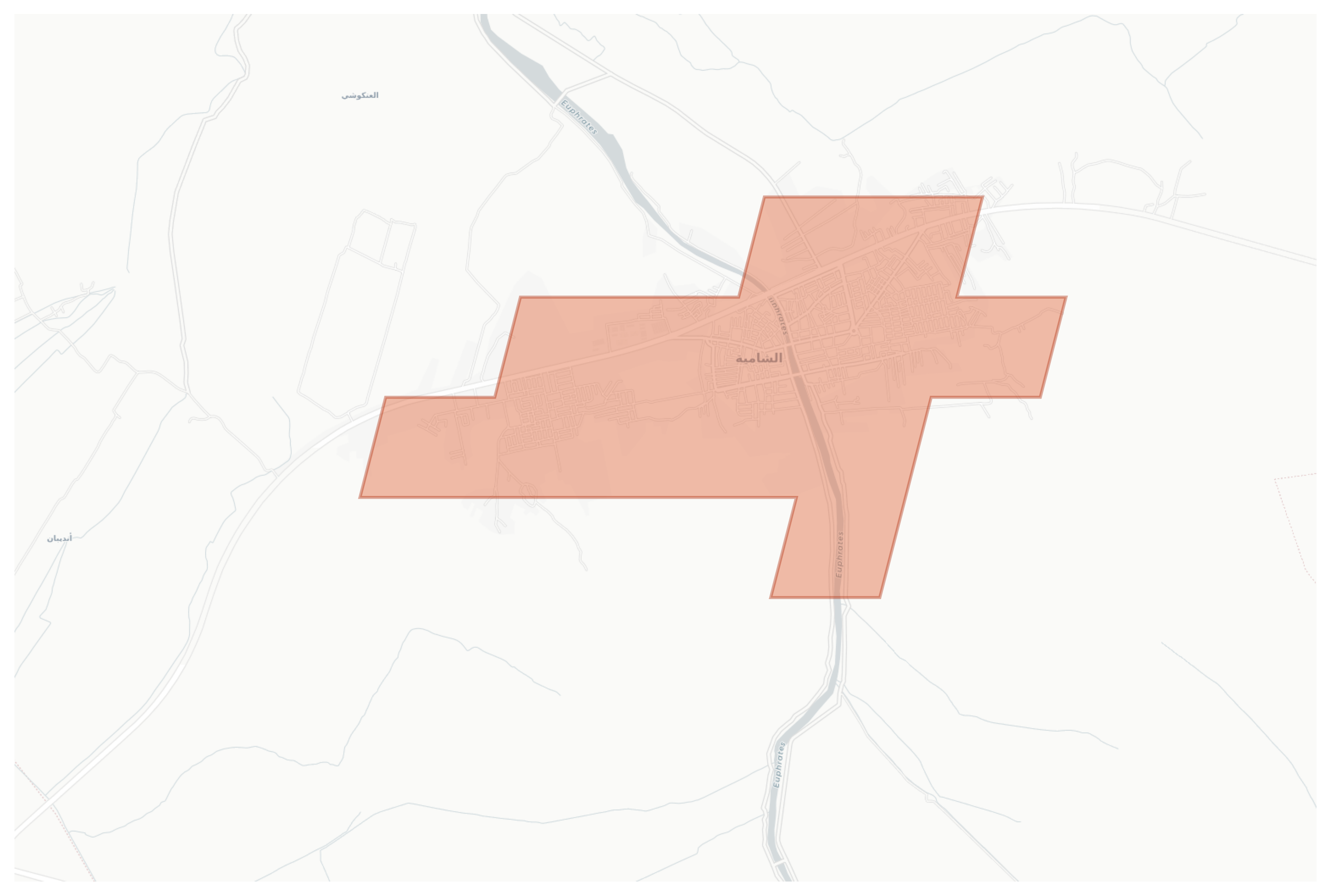 Ash Shamiya geographic map
