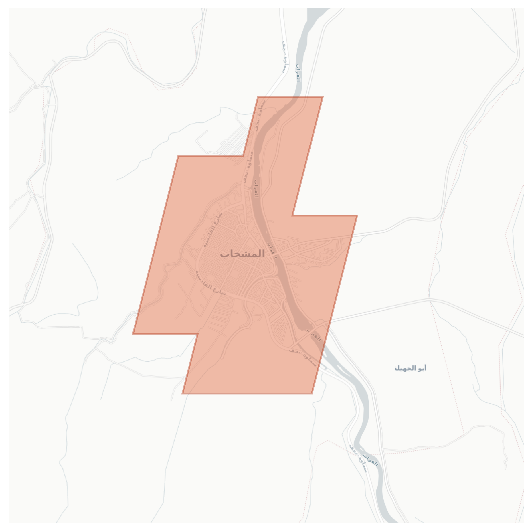 Al Mishkhab geographic map