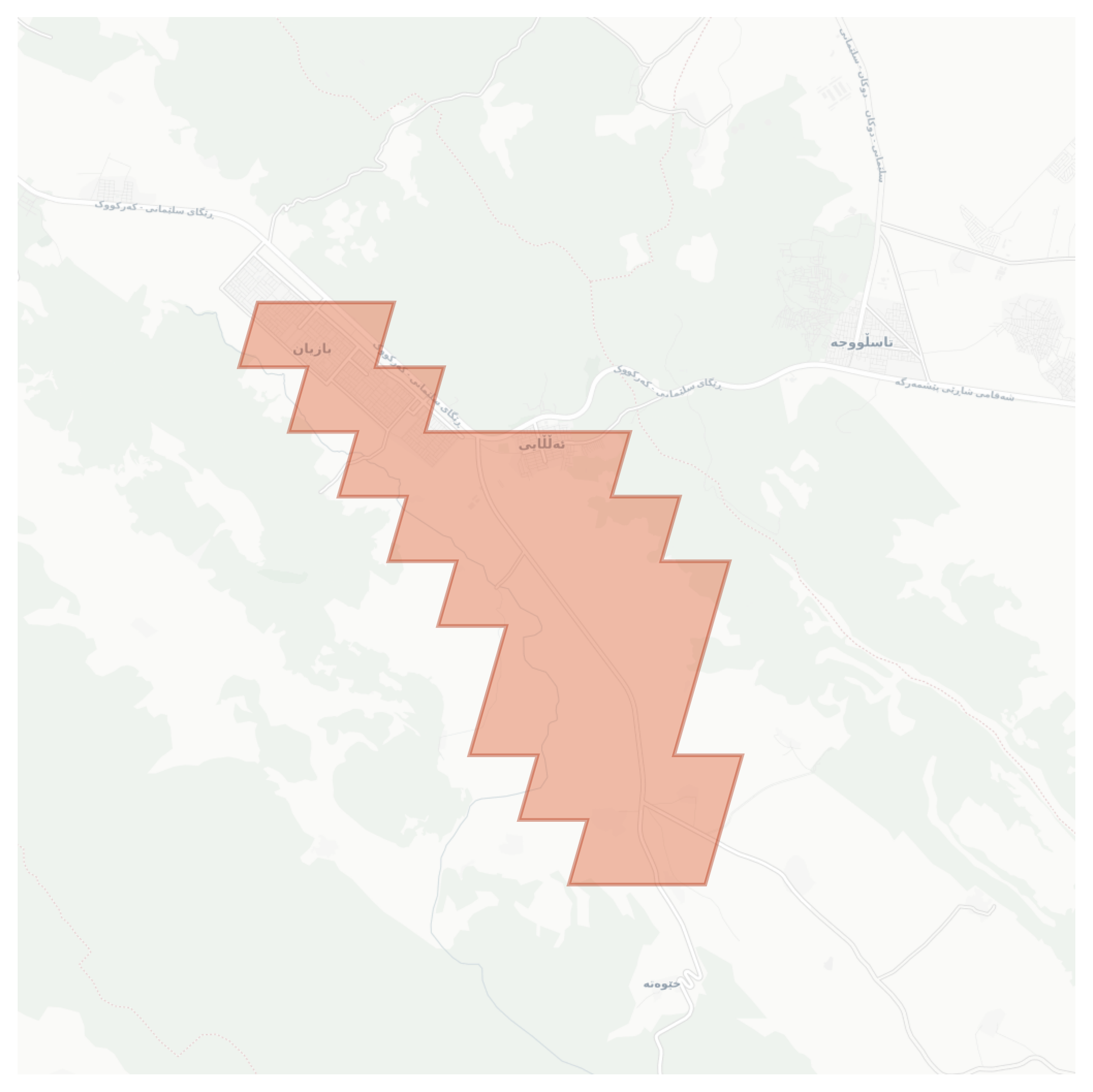 Allayi geographic map