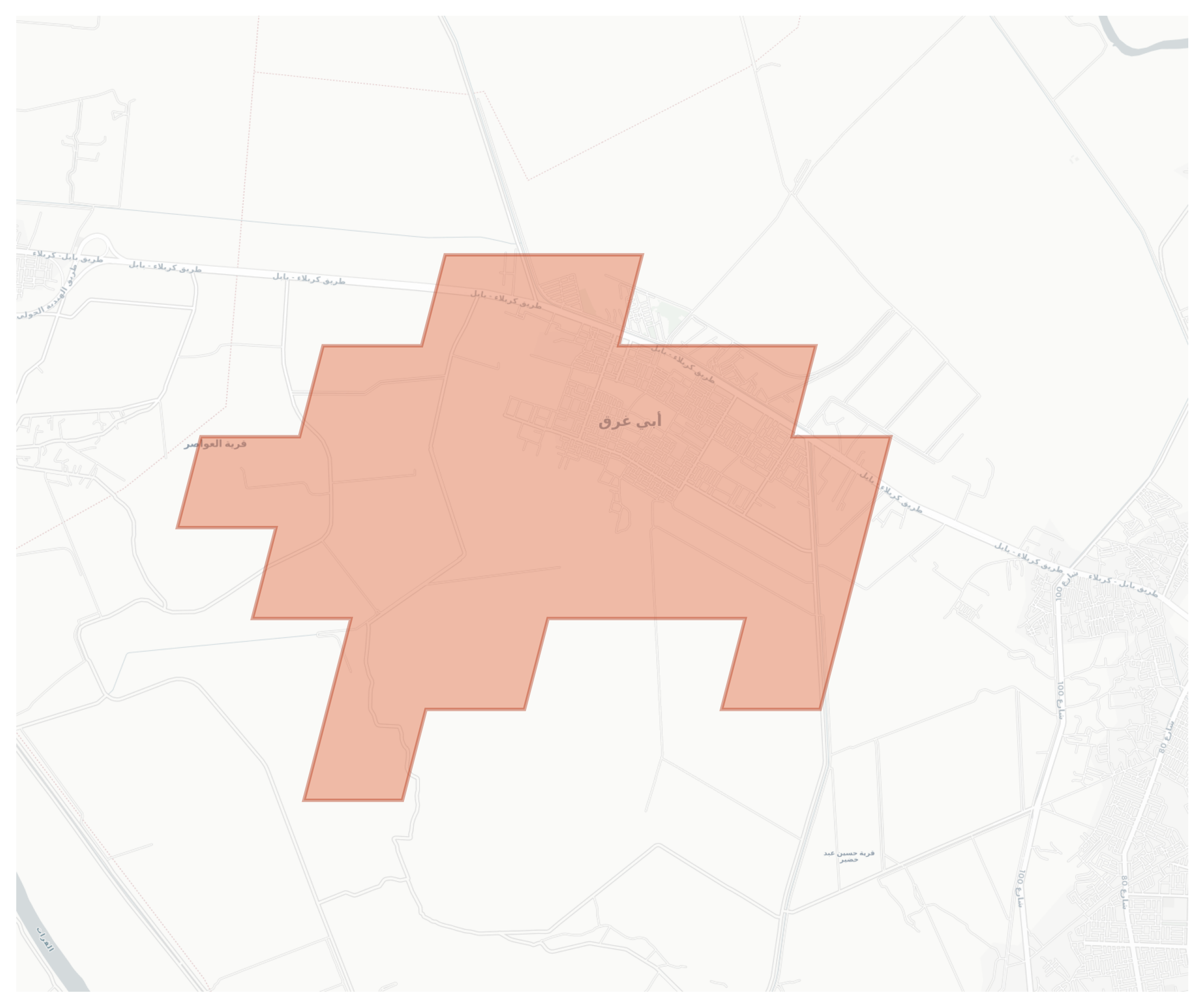 Abu Gharaq geographic map