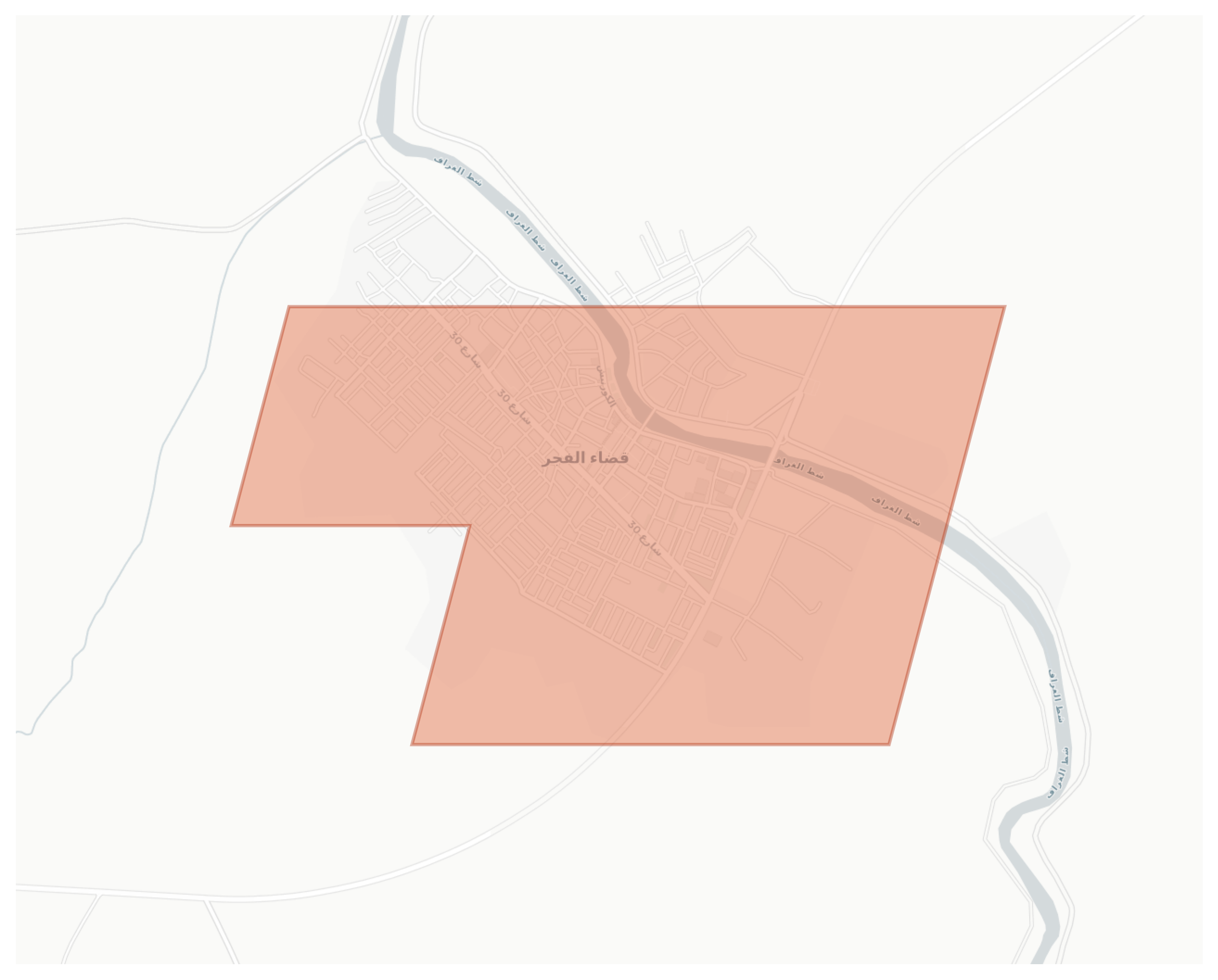 Al Fajr geographic map