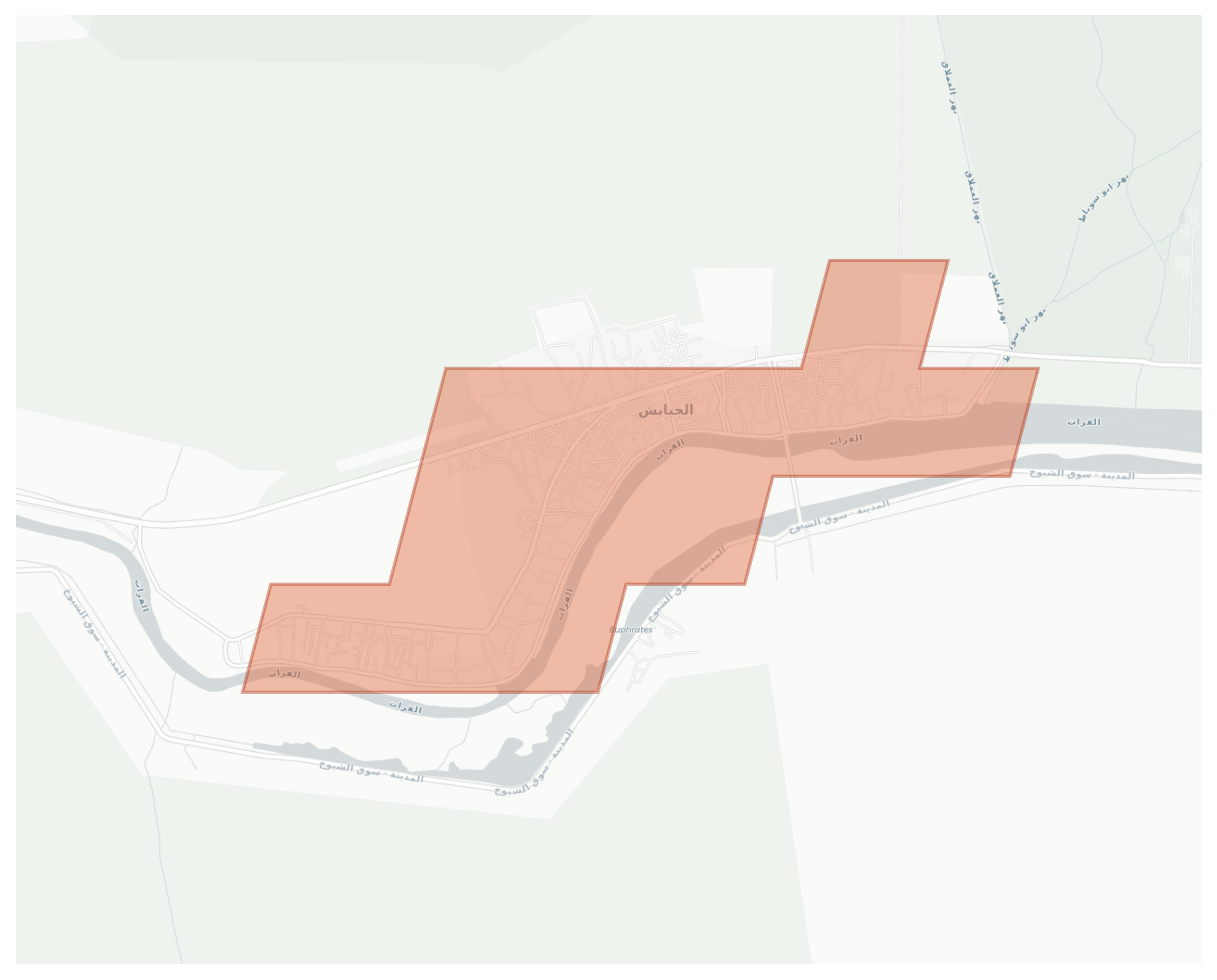 الجبايش geographic map