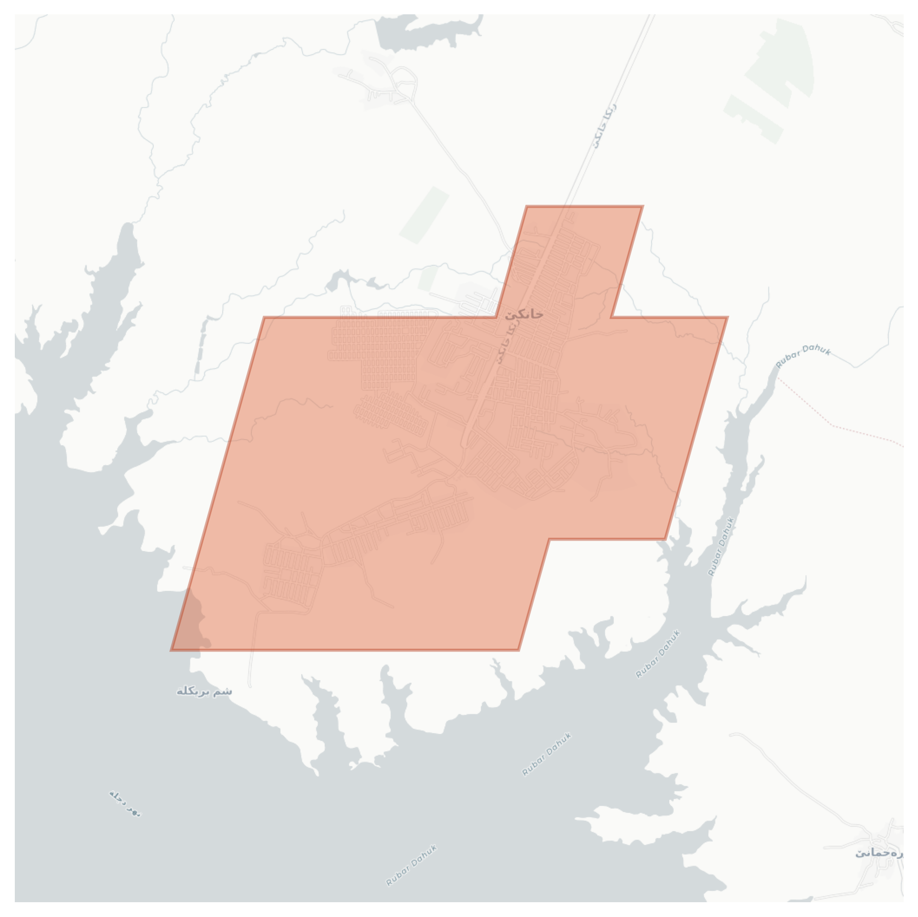 Khanich geographic map