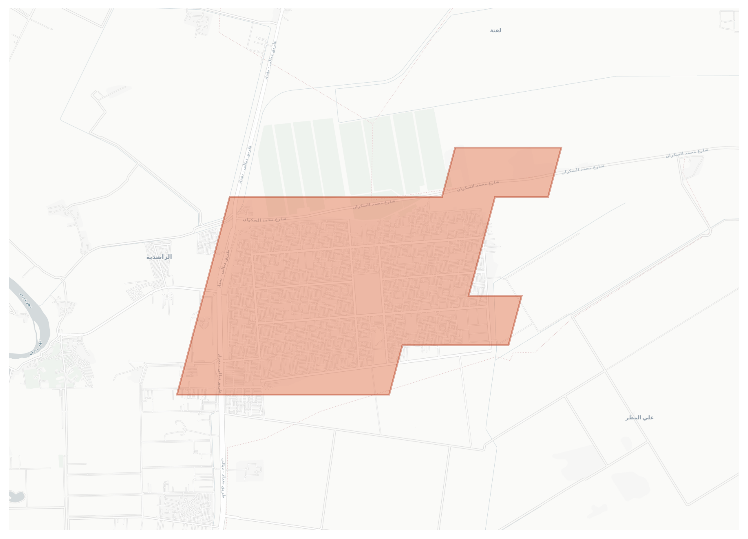 Qaryat at Taliah geographic map