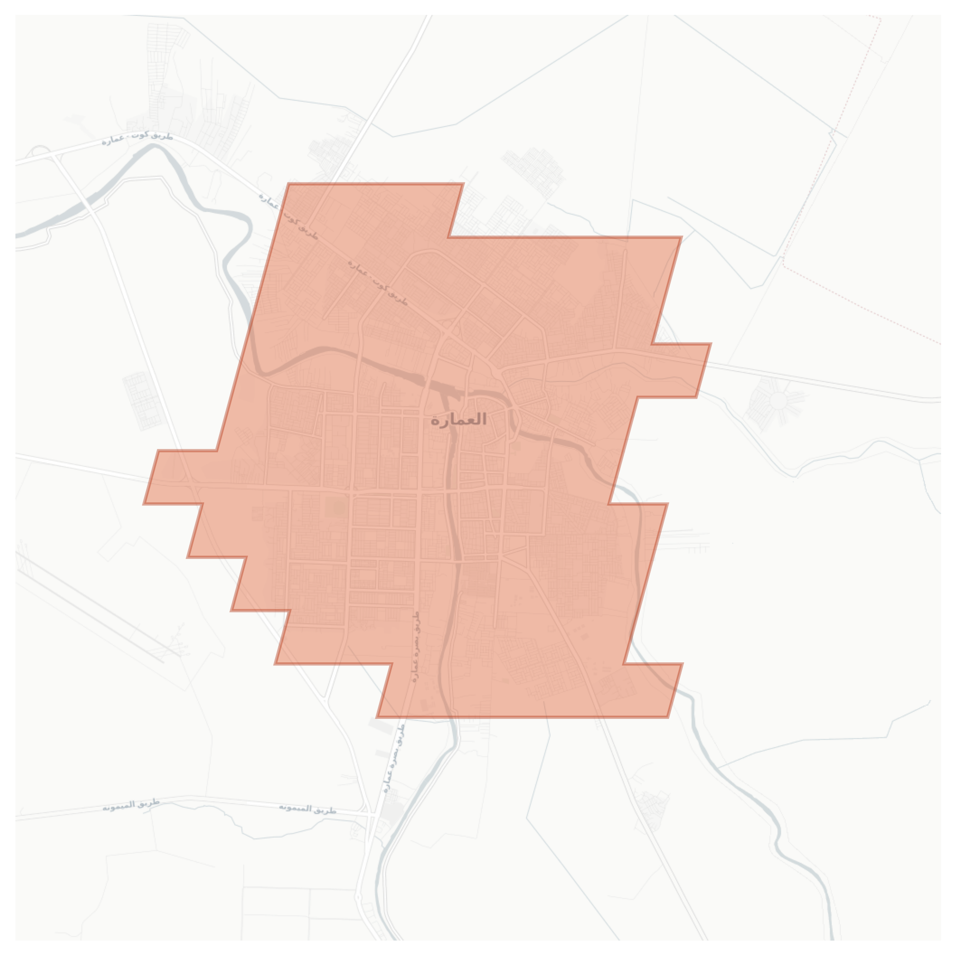Amarah geographic map