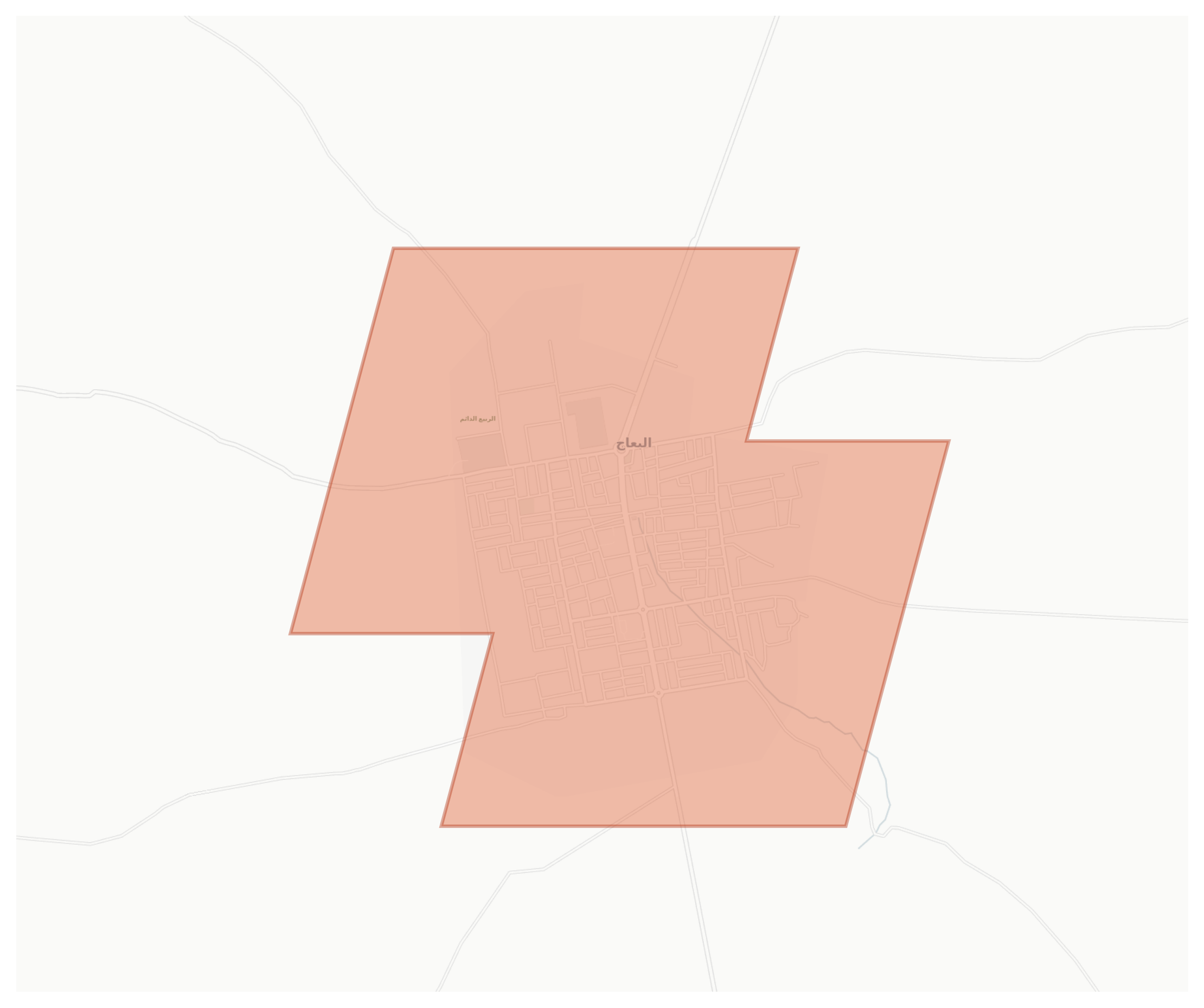 Al Baaj geographic map