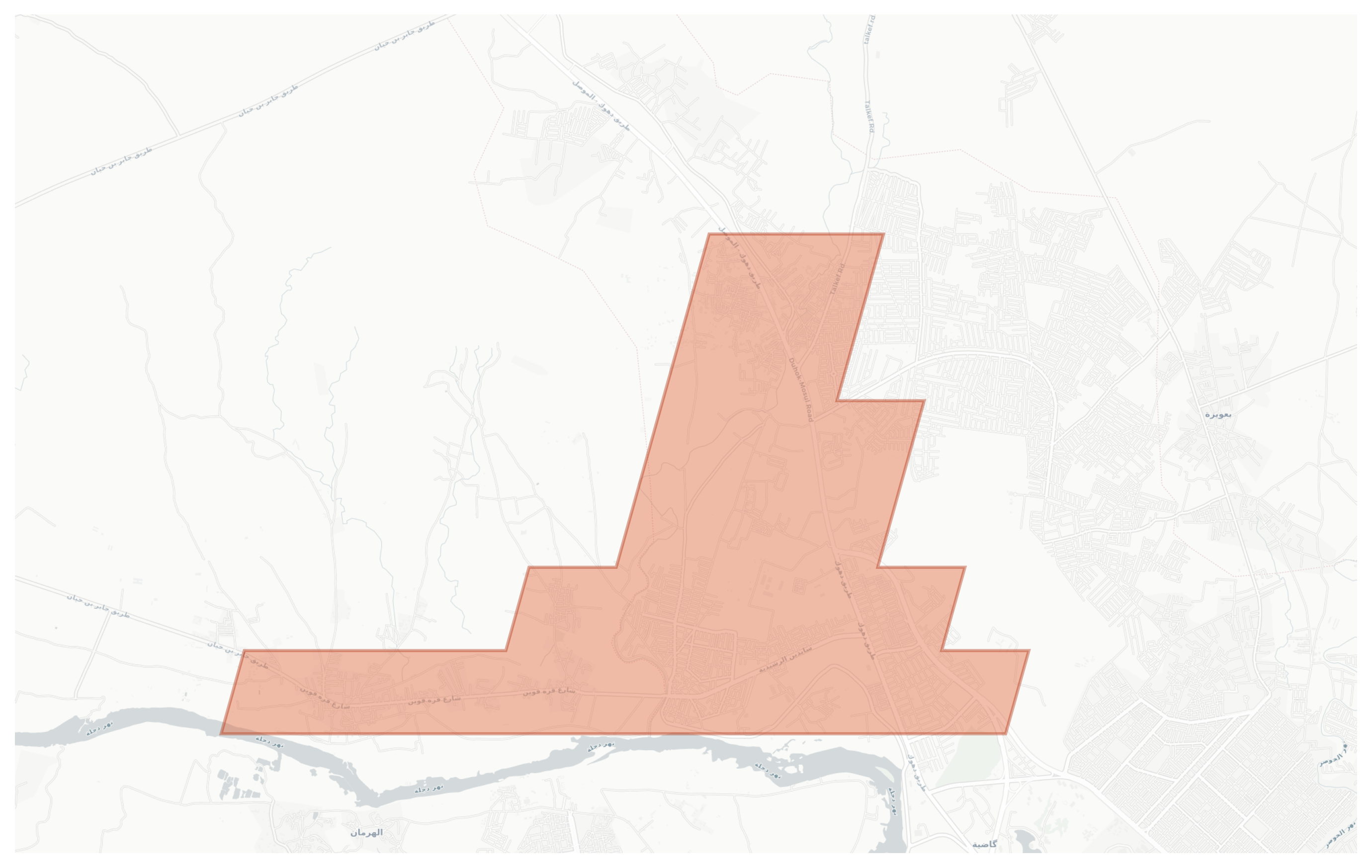Qaryat Jarf al Milh geographic map