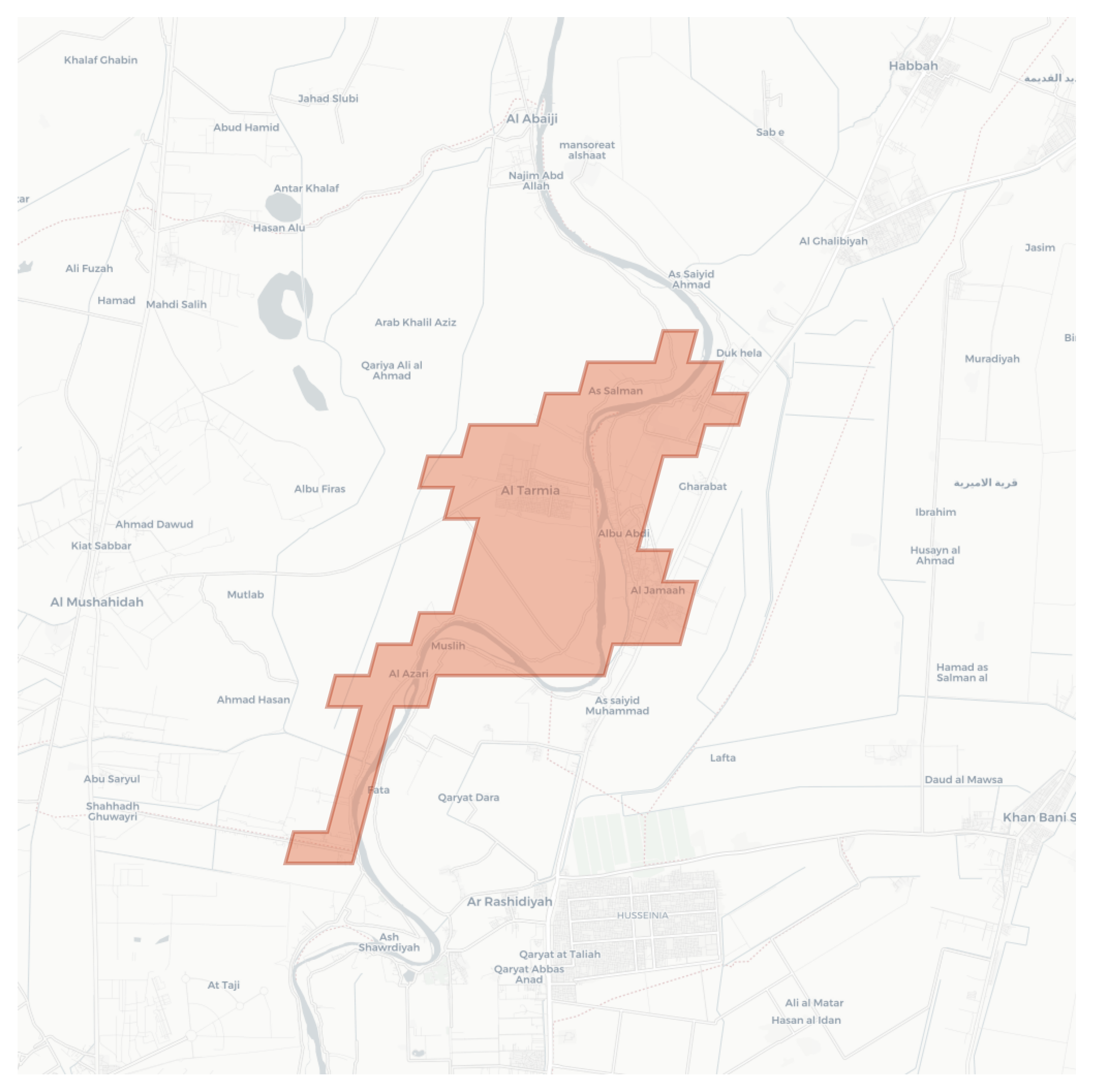 Jafar Muhammad Ali geographic map