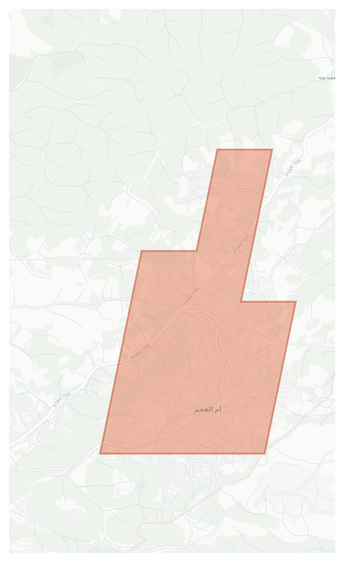 Umm al-Fahm geographic map