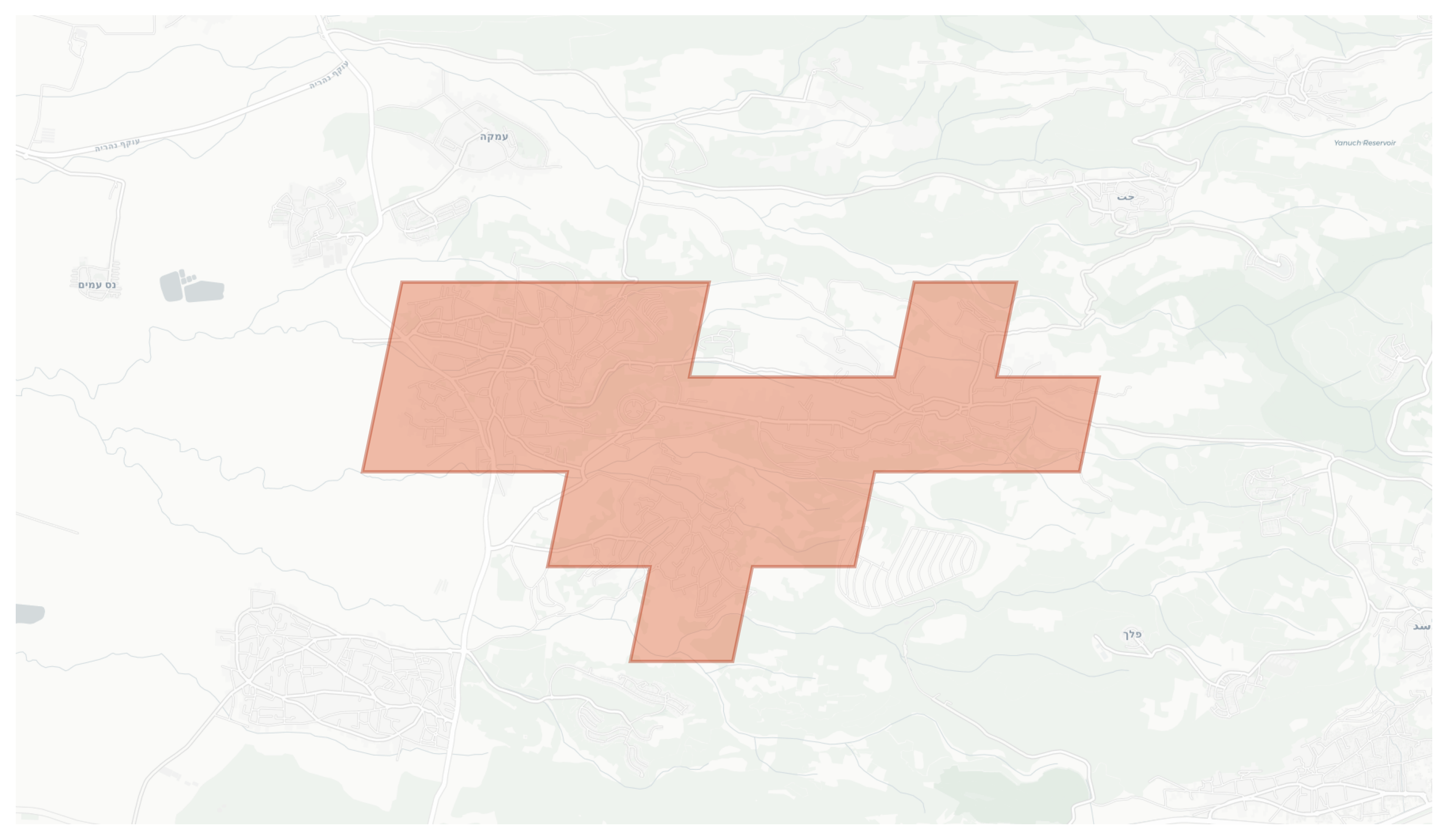 Kafr Yasif geographic map