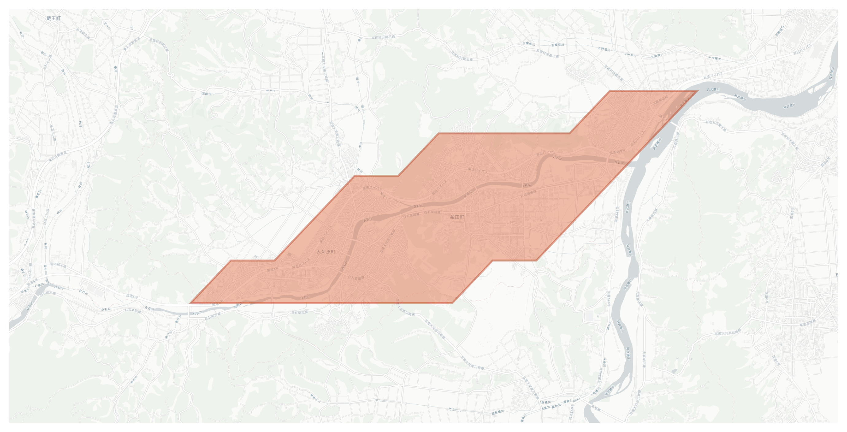 Shibata geographic map