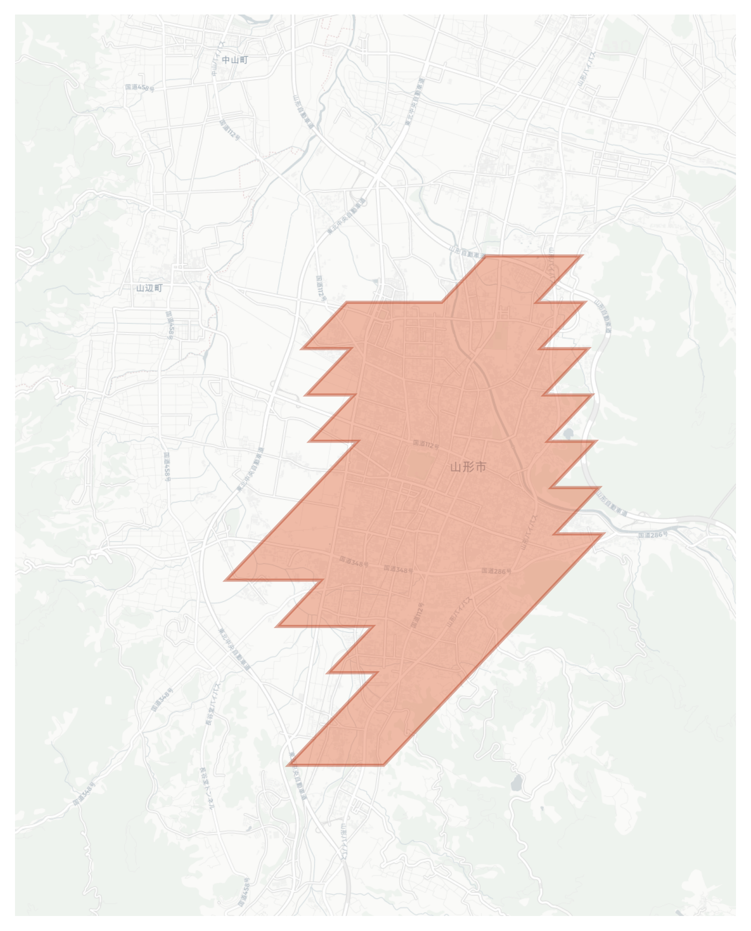 Yamagata geographic map