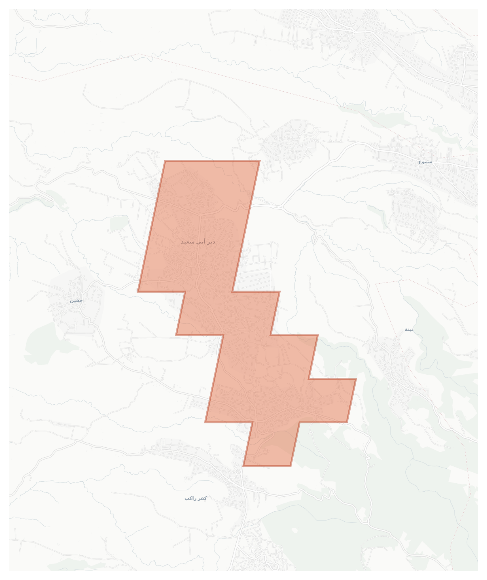 Der Abi Saeed geographic map