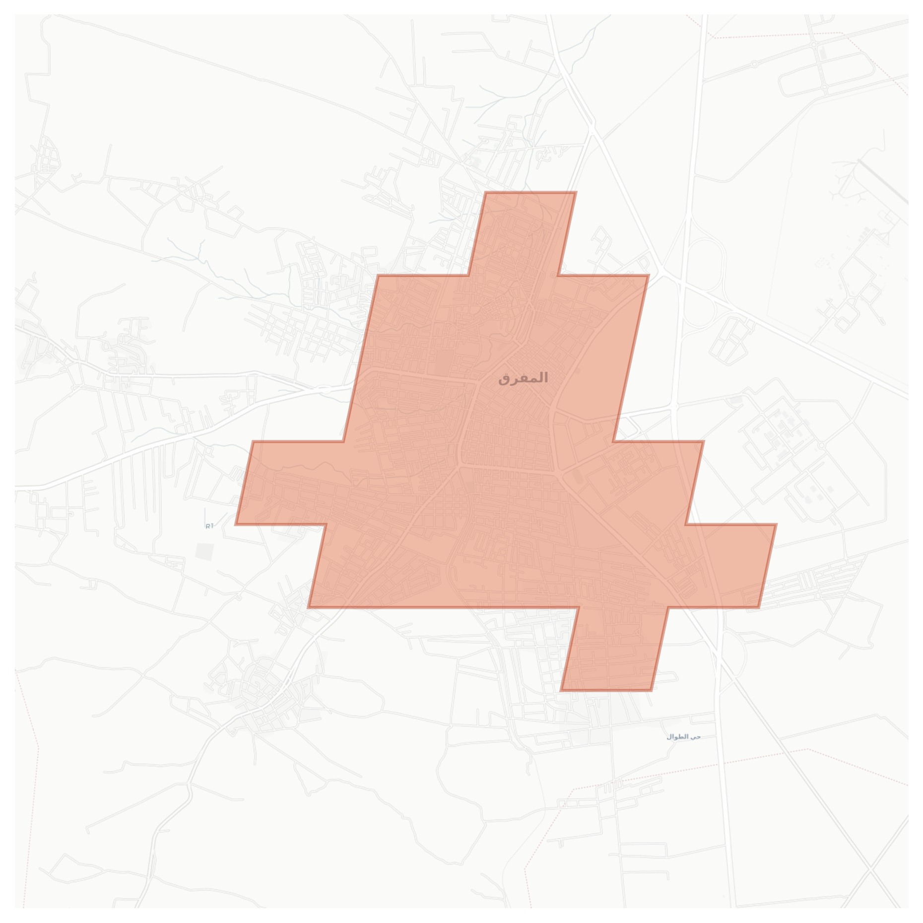 Al Mafraq geographic map