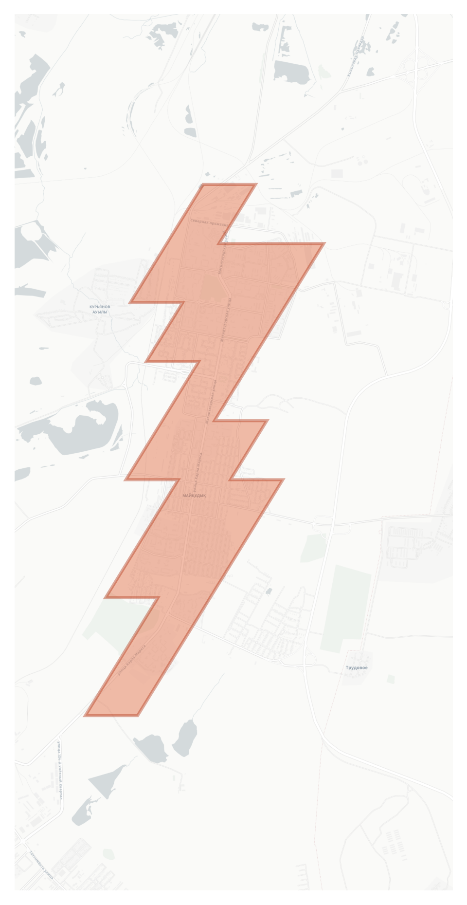 Май-Кудук geographic map