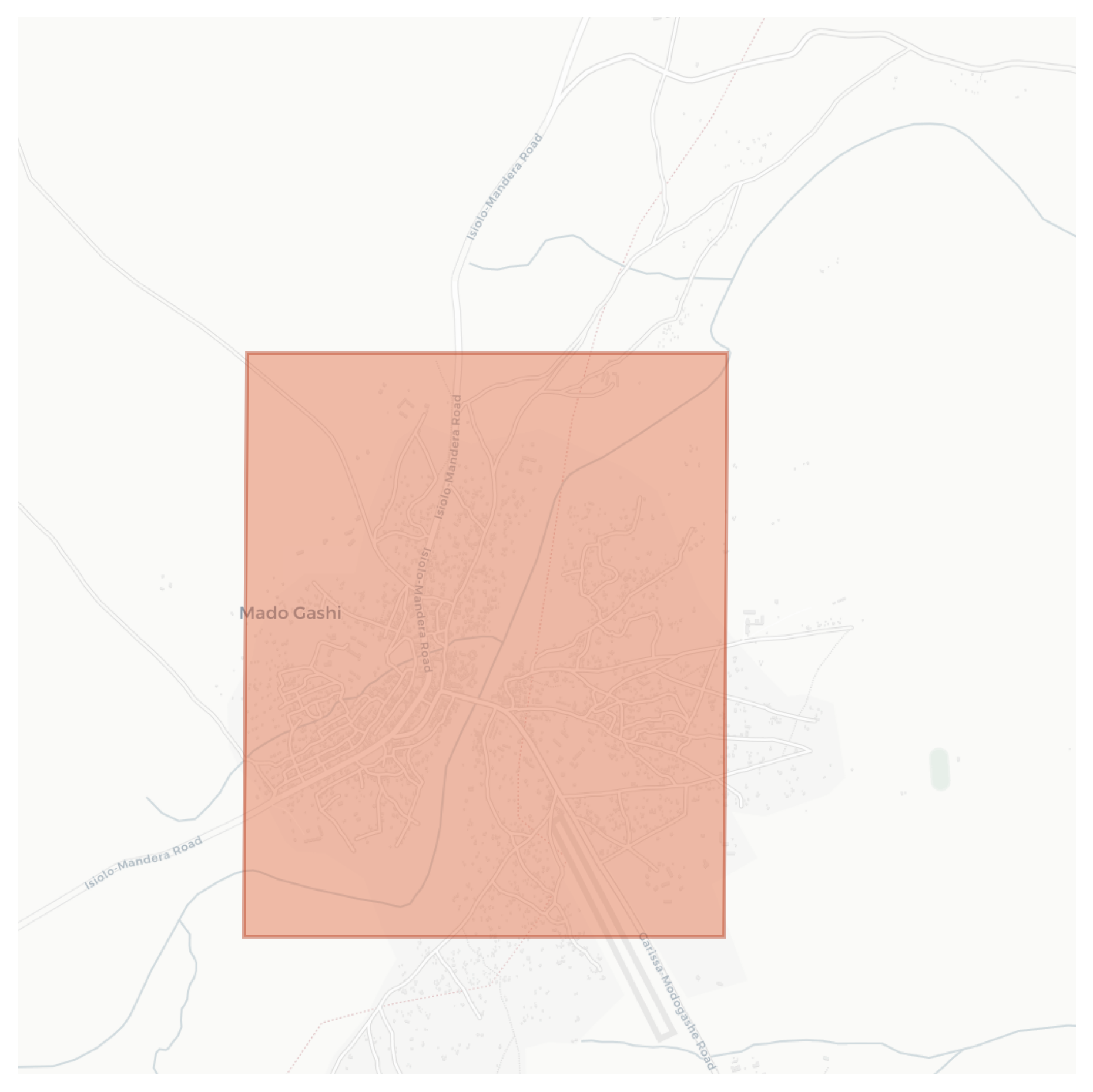 Mado Gashi geographic map