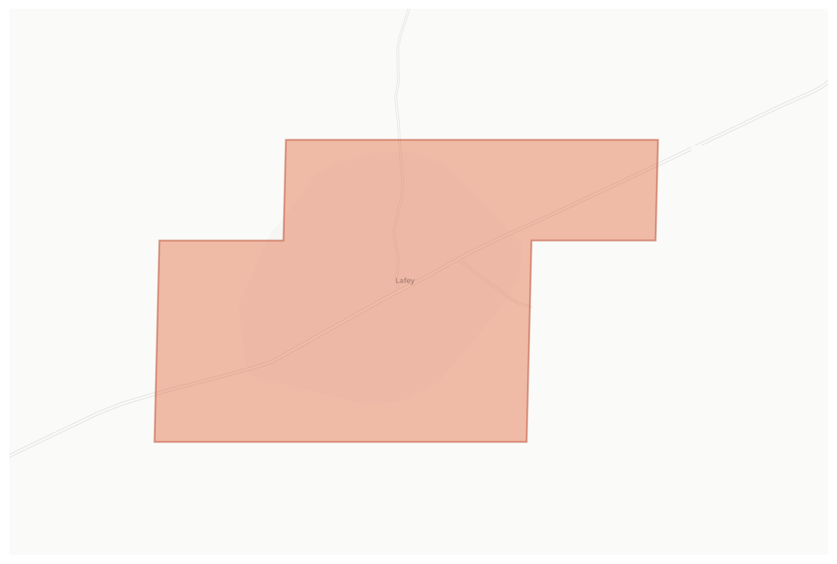 Lafey geographic map