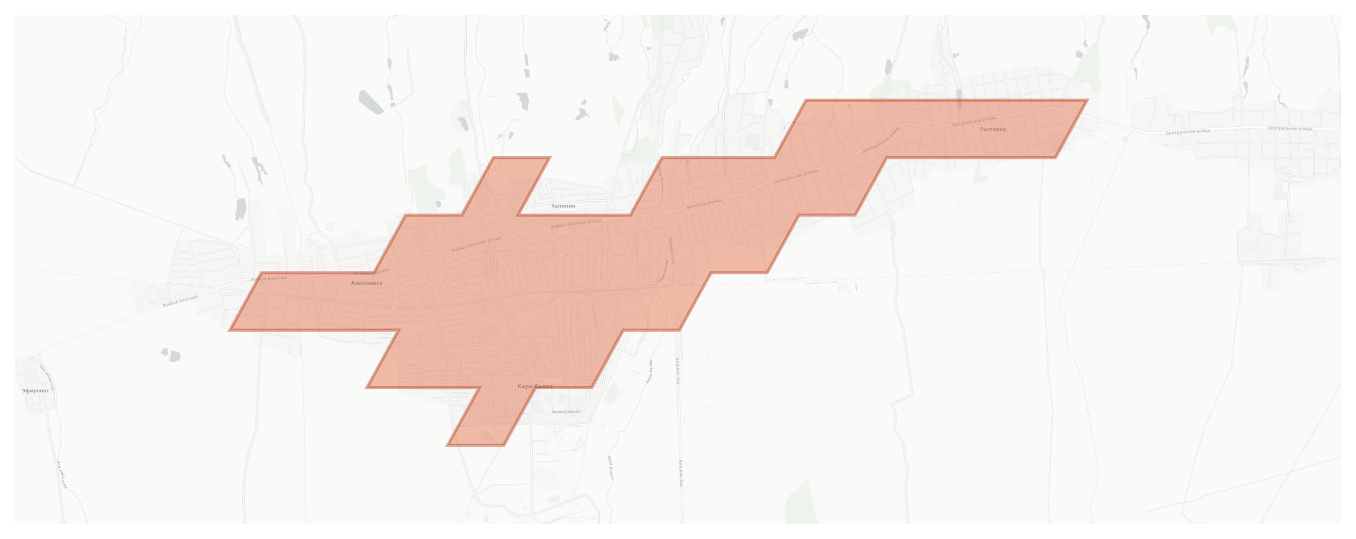 Kara-Balta geographic map