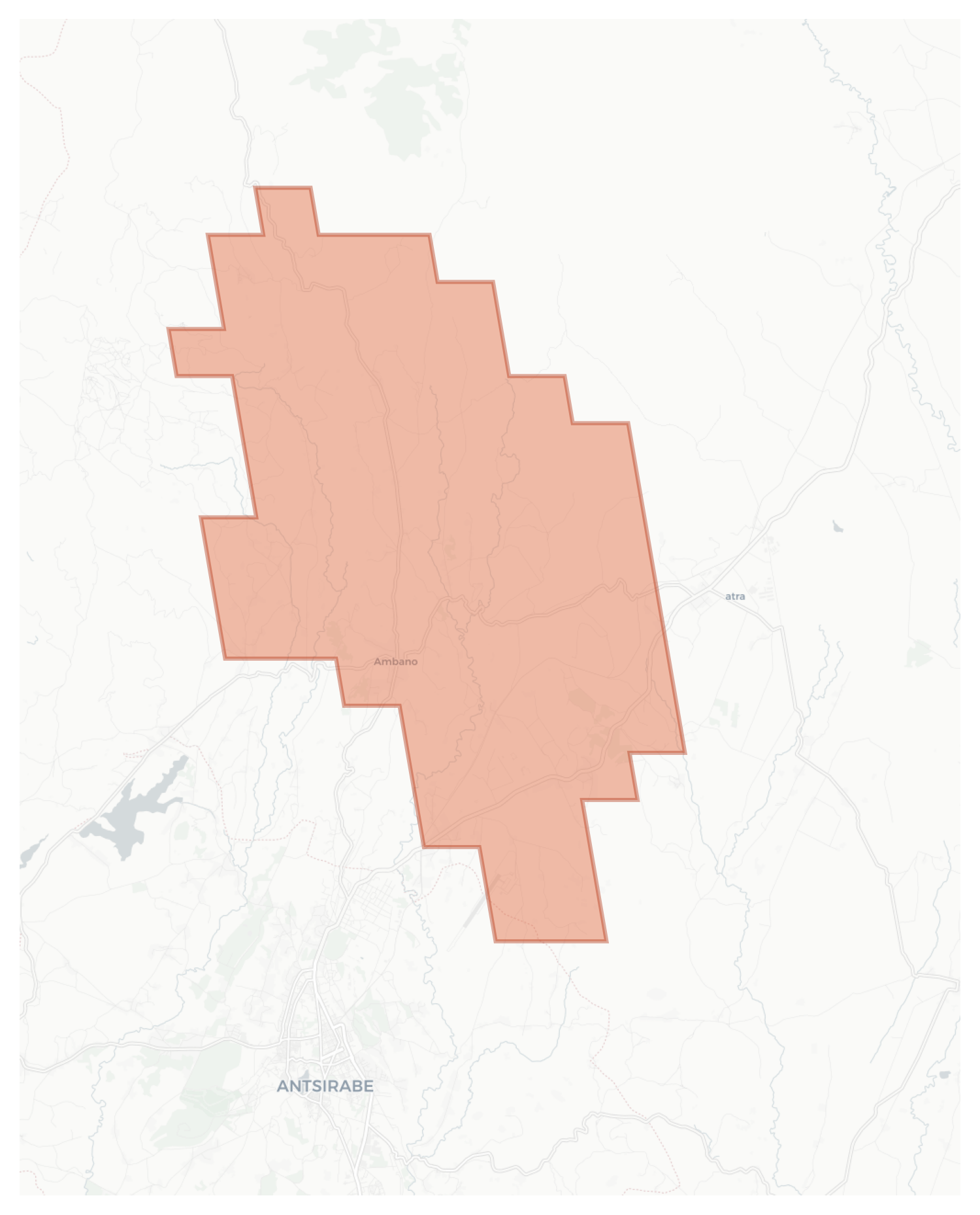 Ambano geographic map